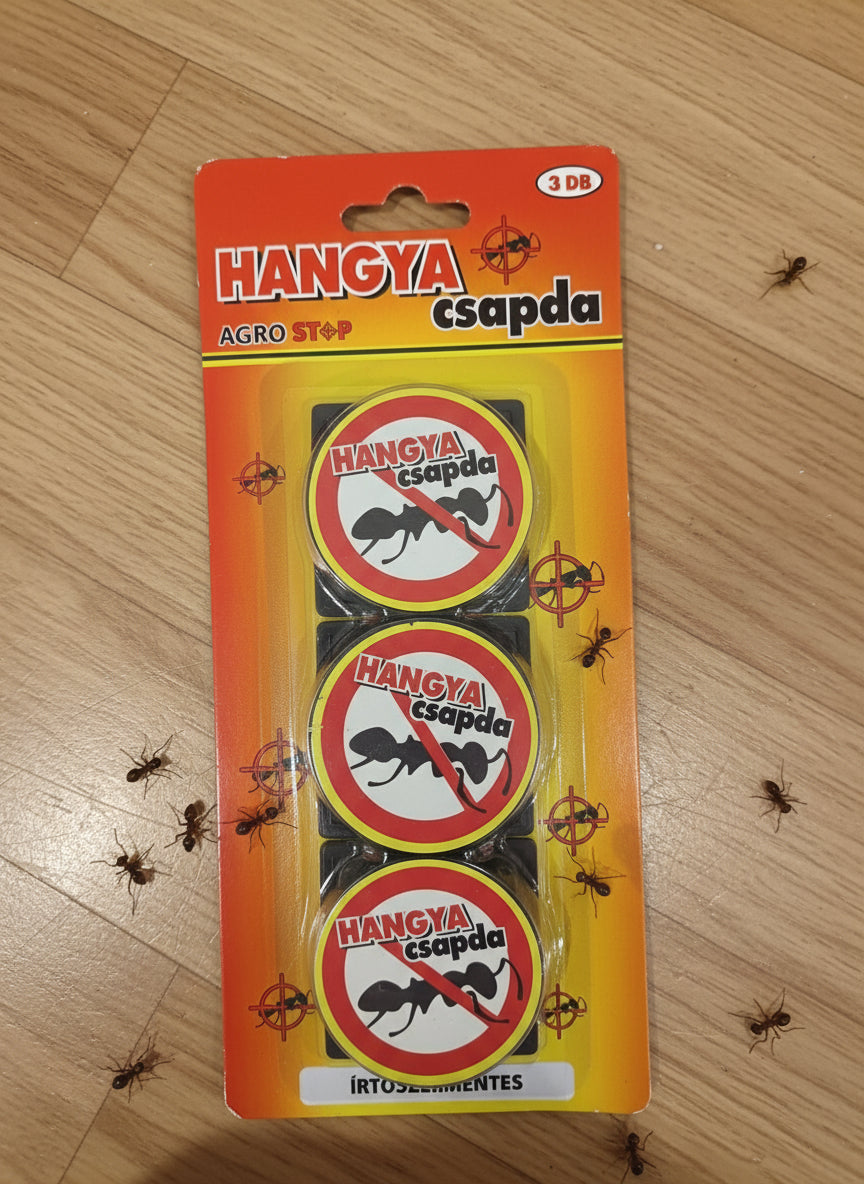 Hangya csapda írtószermentes Agro Stop 3 db-os