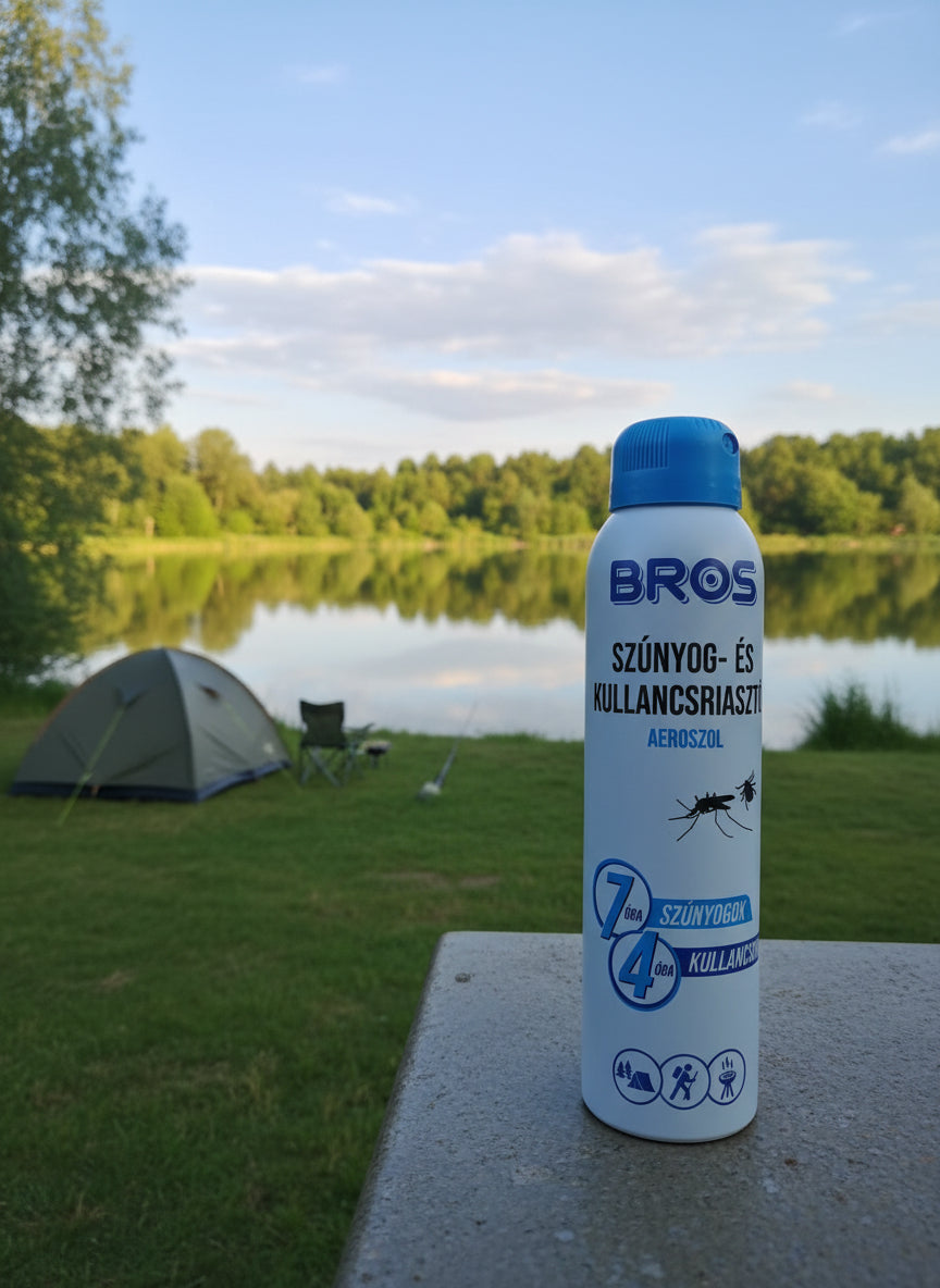 Szúnyog és kullancsriasztó aeroszol 90ml Bros
