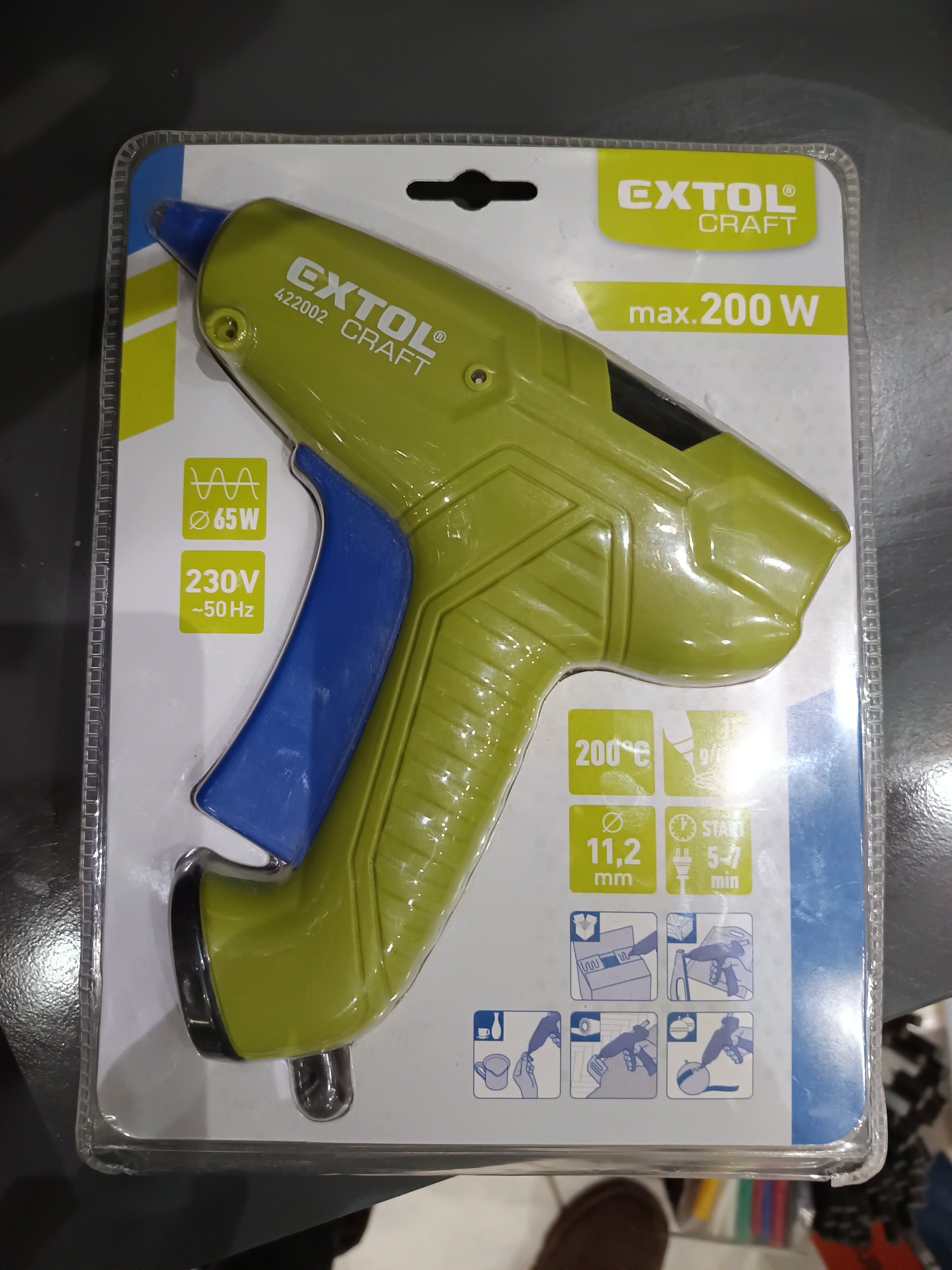 Ragasztópisztoly Extol 200W