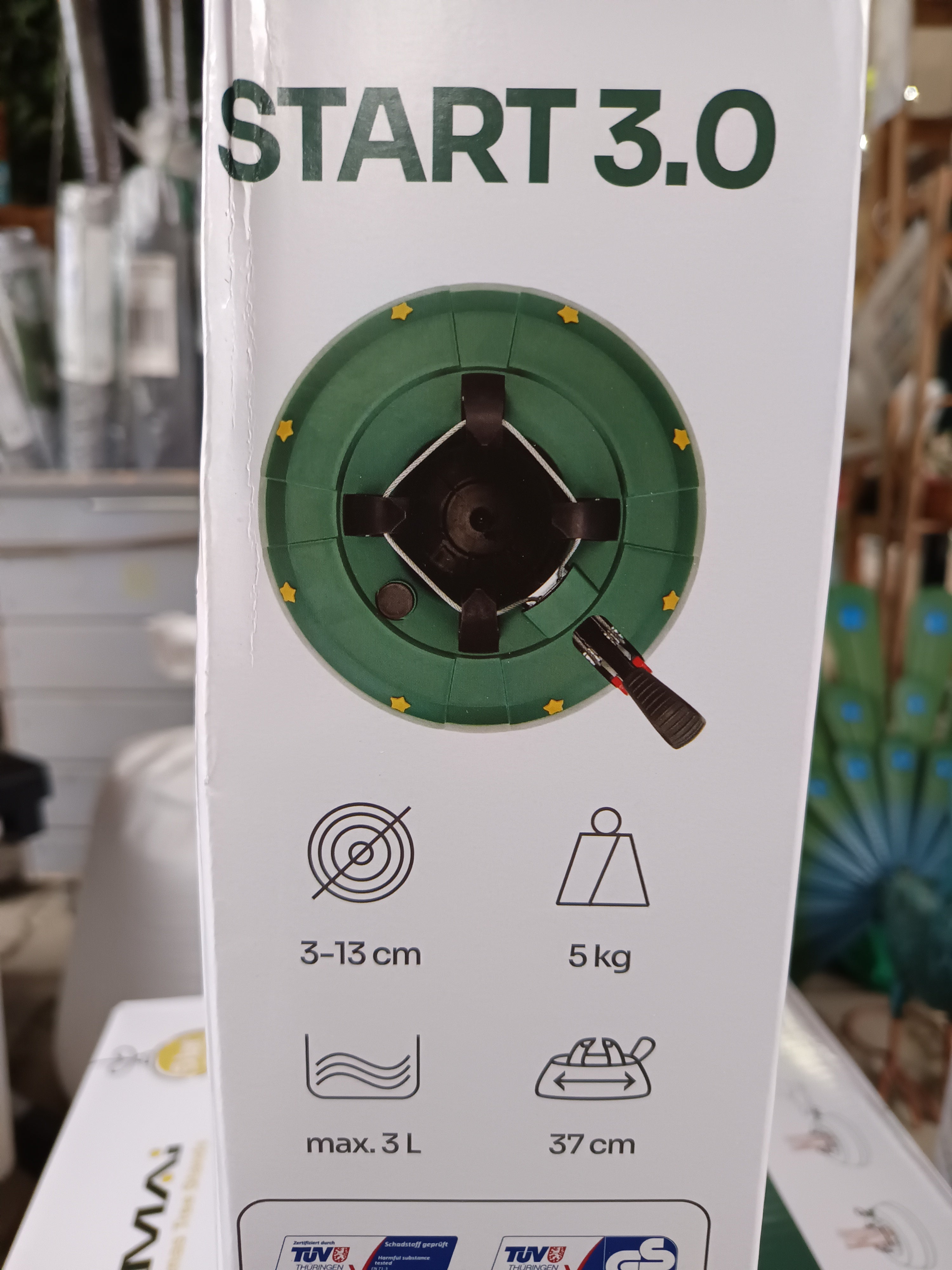 Karácsonyfa tartó 3.0 feszítőhuzalos