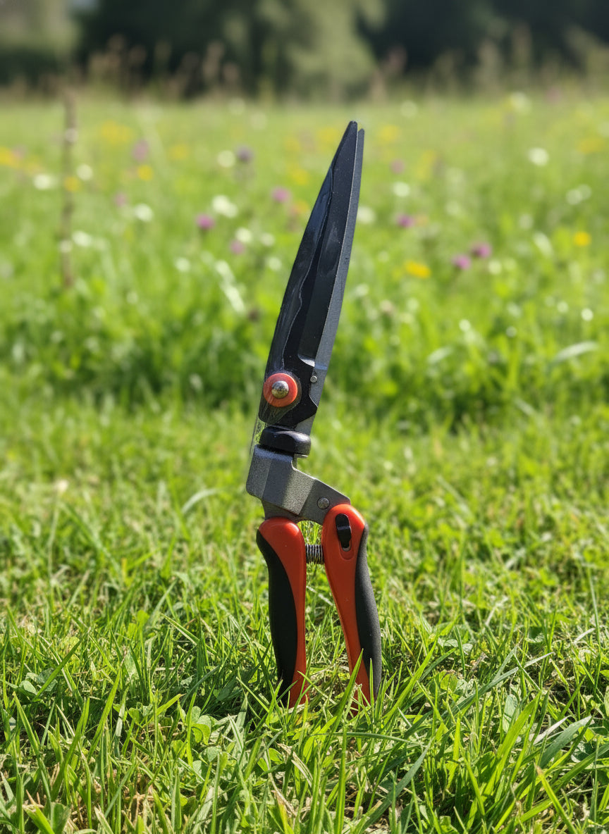 Fűnyíró olló 360 fokban állítható