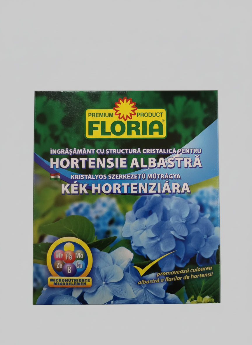 Trágya kristályos szerkezetű kék hortenziára Floria
