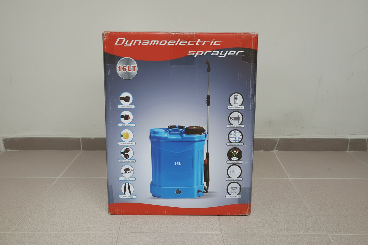 Dynamoelectric akkumulátoros háti permetező 16L