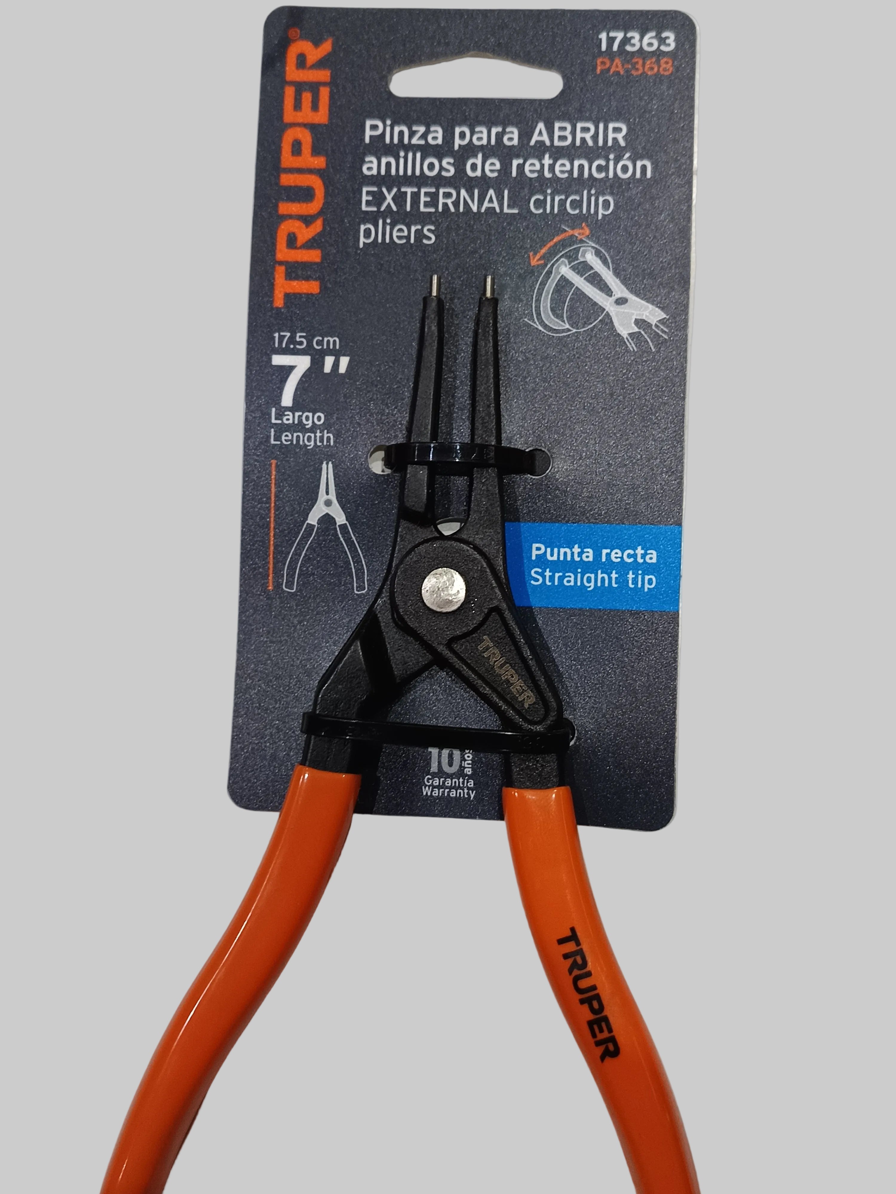 Zégergyűrű fogó 17,5 cm Truper