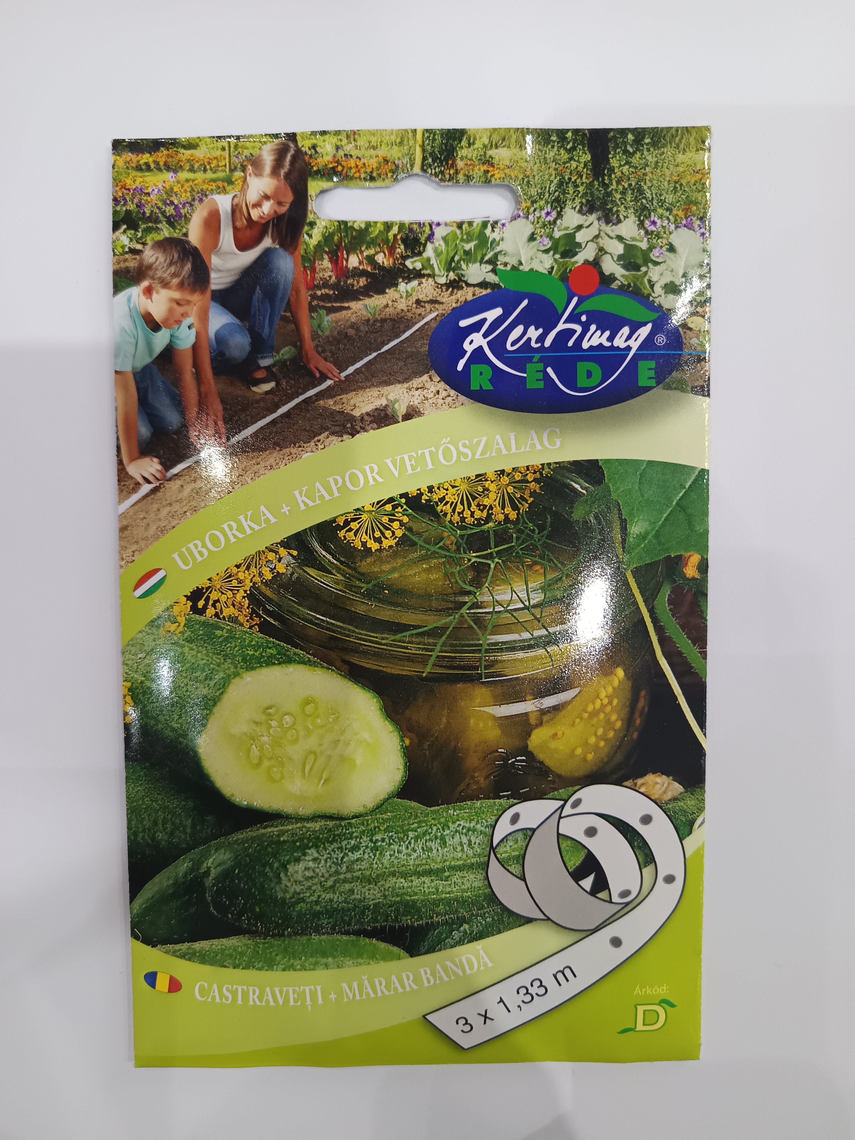 Uborka (Charlotte F1) - kapor (Moravan) vetőszalagos Kertimag