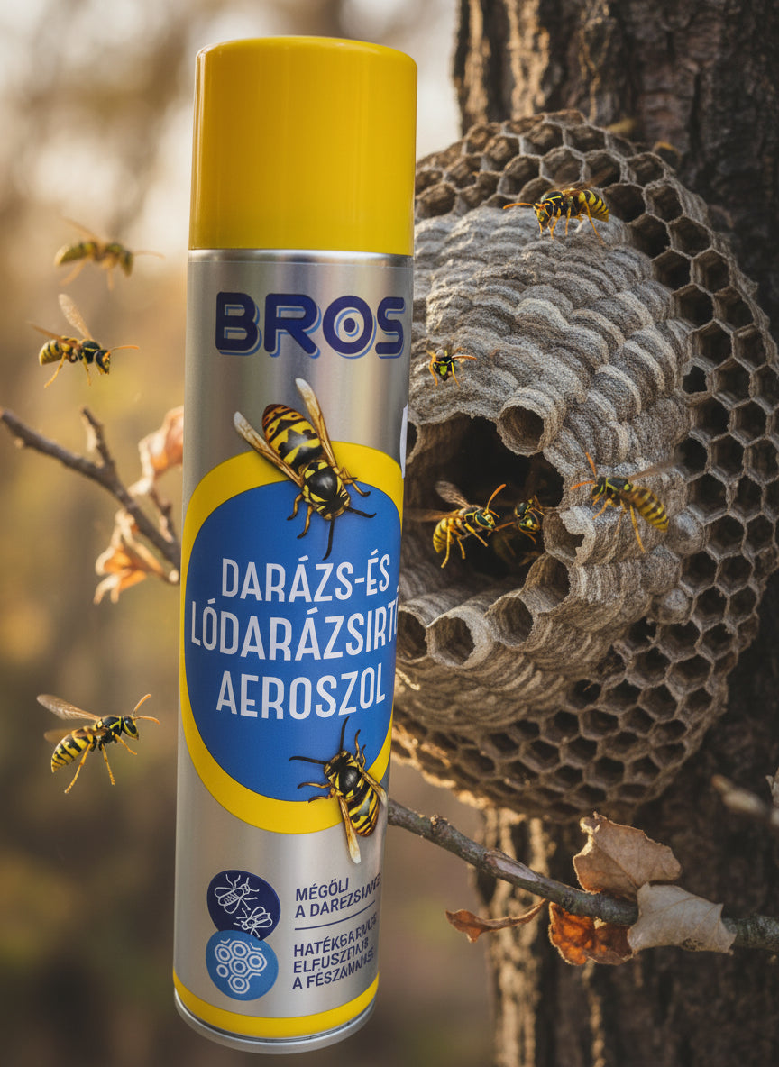 Darázs és lódarázsirtó 300ml Bros