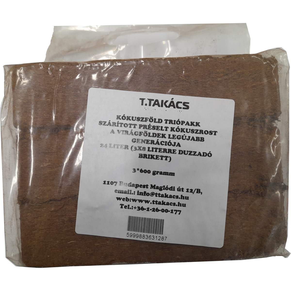 Kókuszföld triópakk 3x600g