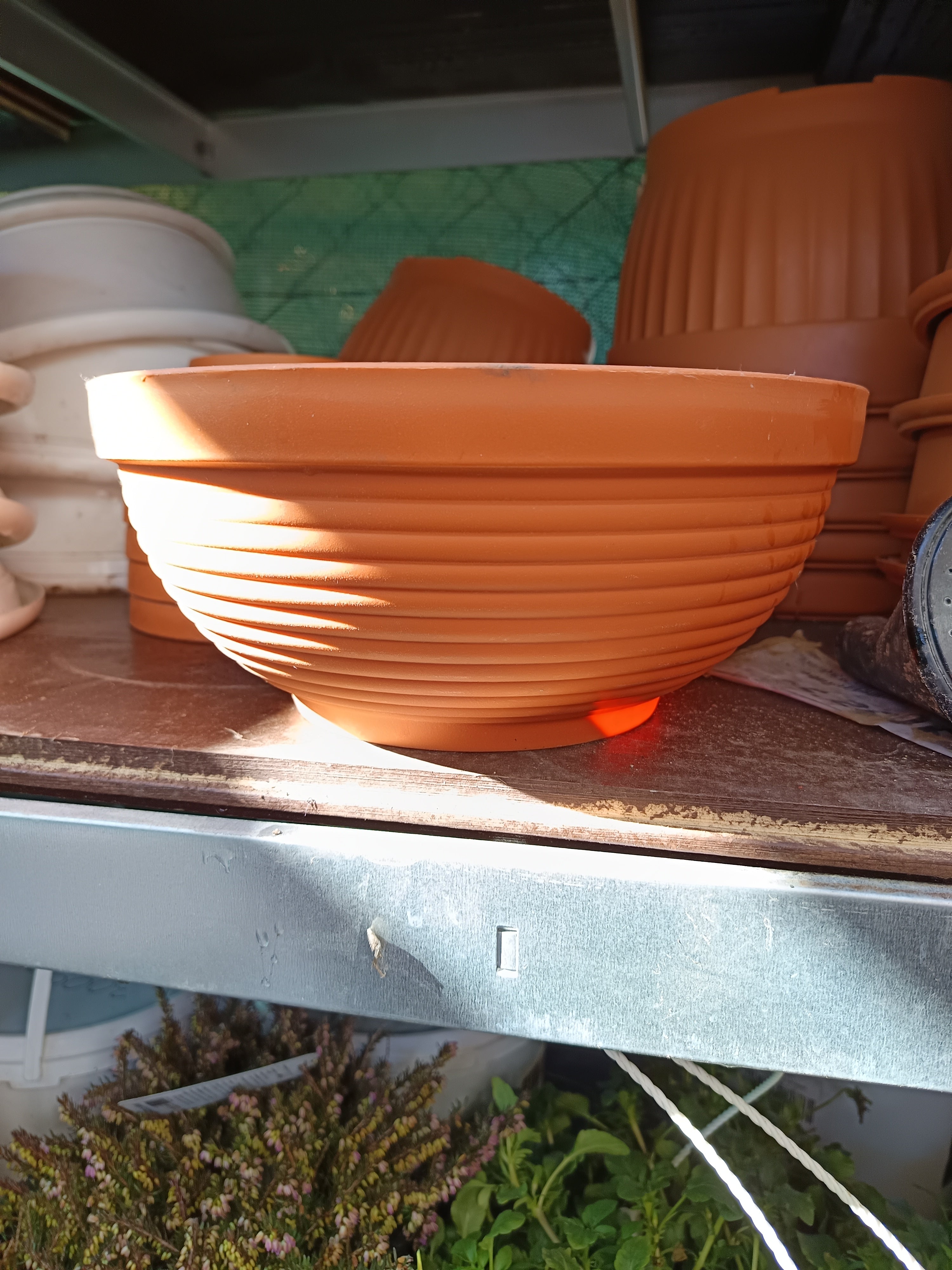 Miska terakota virágtál 26 cm