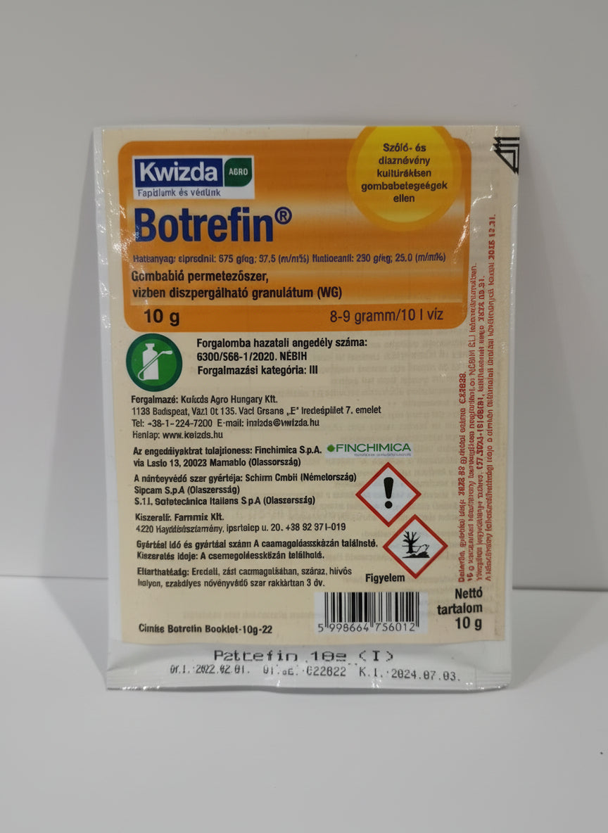 Botrefin Kwizda gombaölő permetezőszer 10g