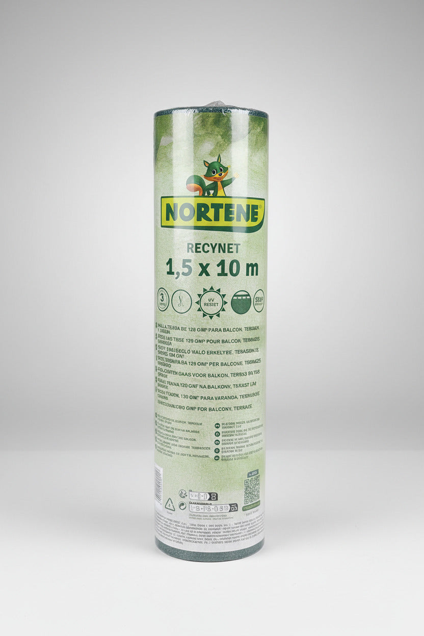 Belátásgátló 1,5x10m  80% zöld  Nortene Recynet