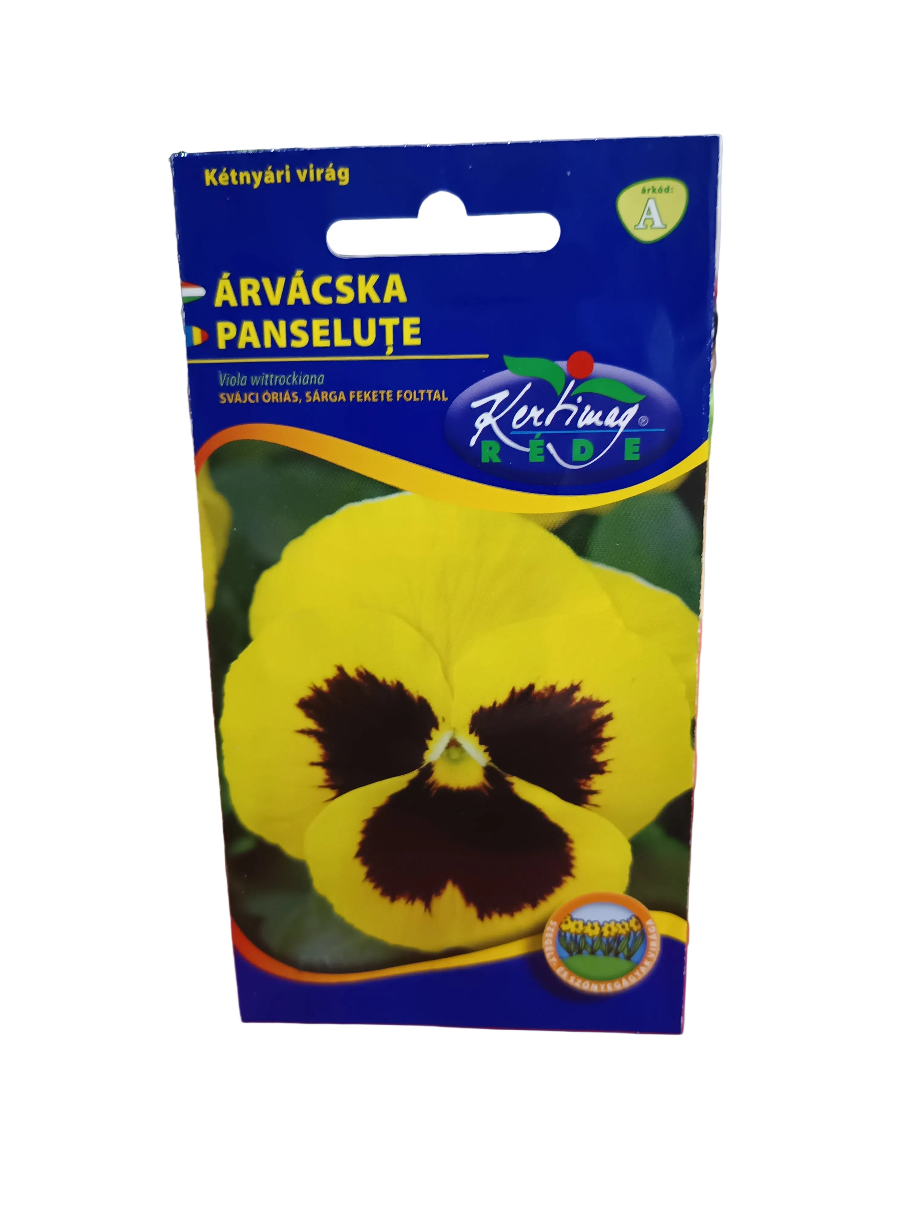 Vetőmag, árvácska, svájci óriás, sárga fekete folttal 0,25g