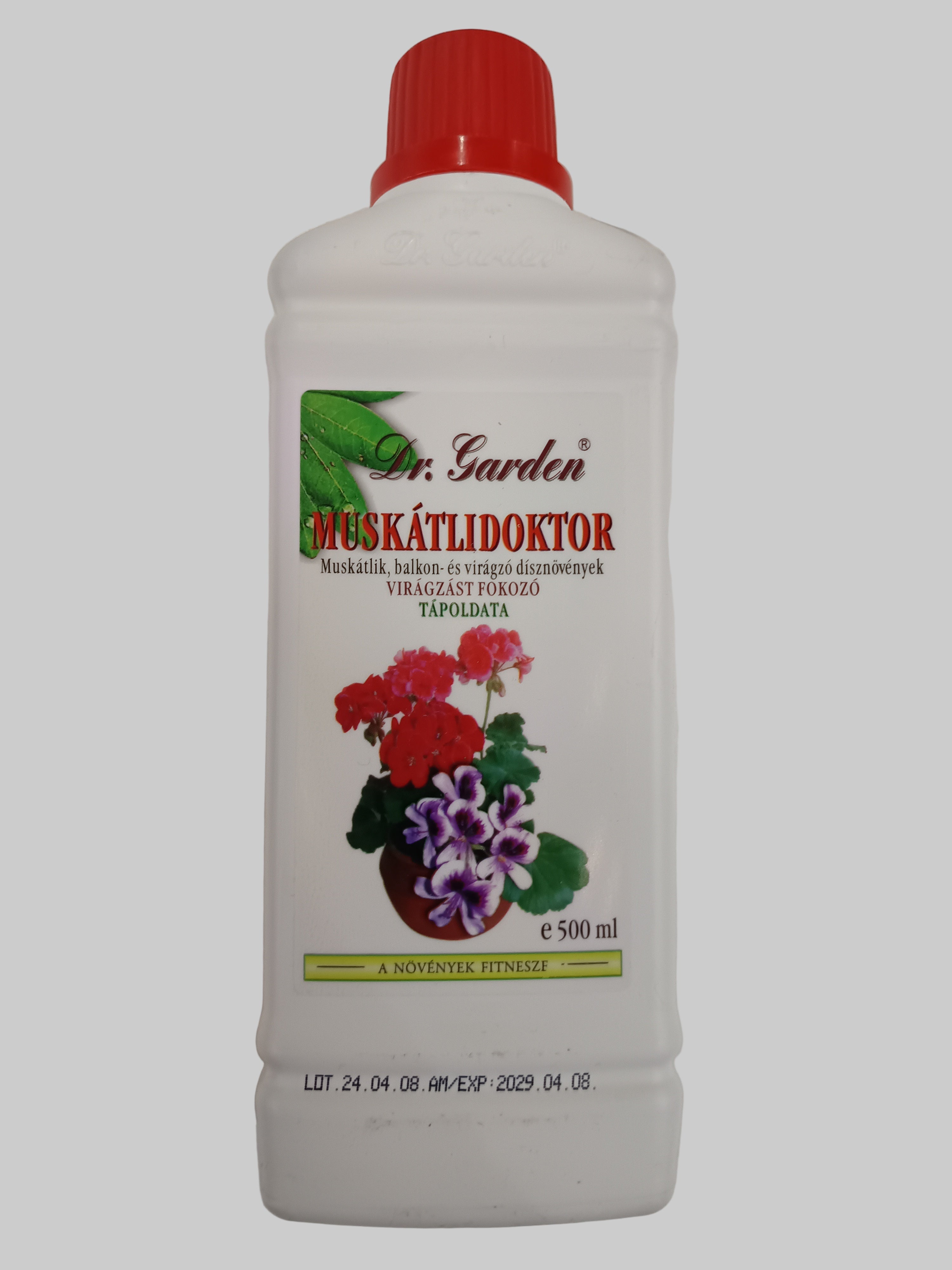 Tápoldat muskátlidoktor virágzást fokozó Dr.Garden