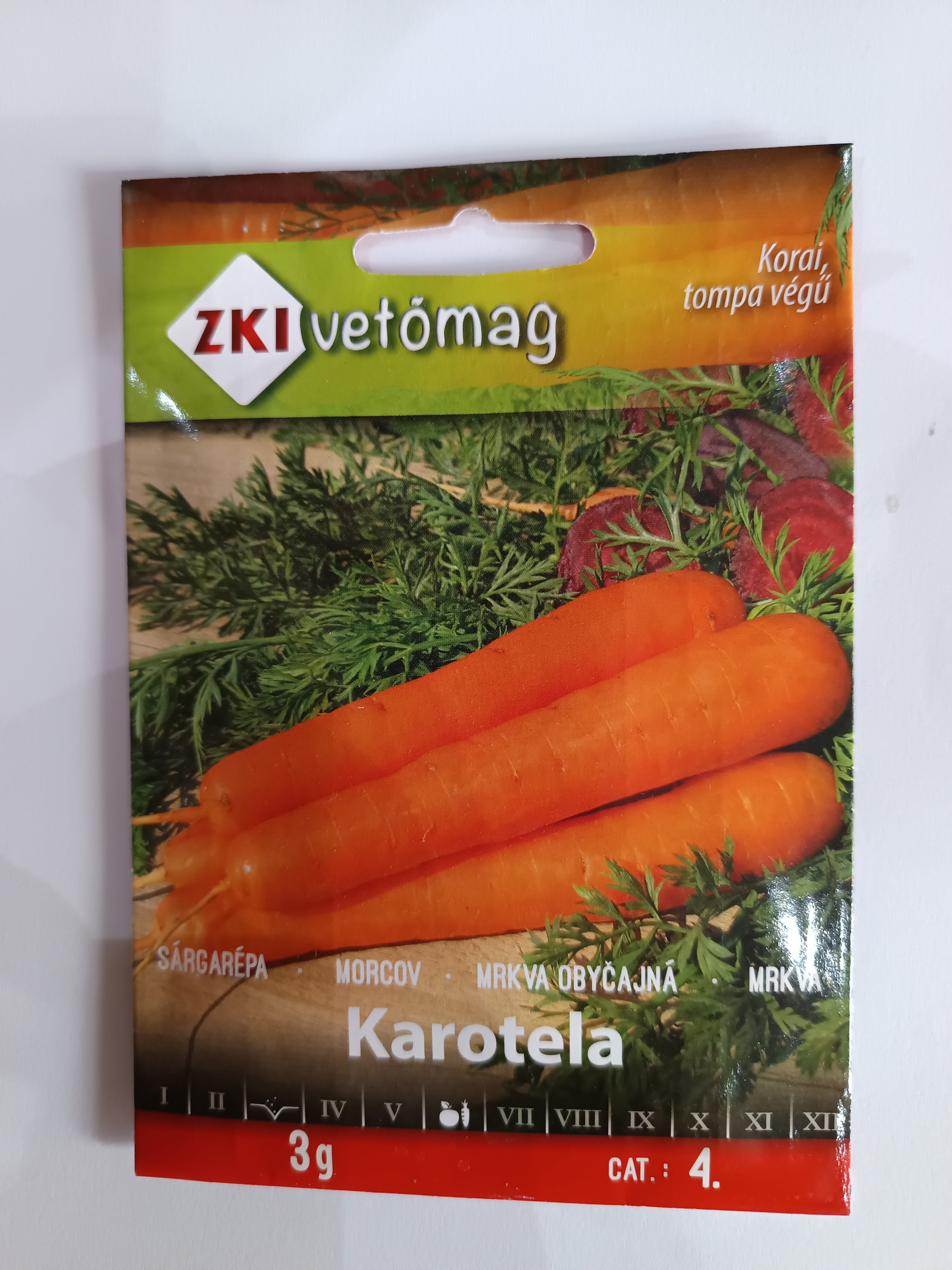 Sárgarépa Karotela ZKI 3g