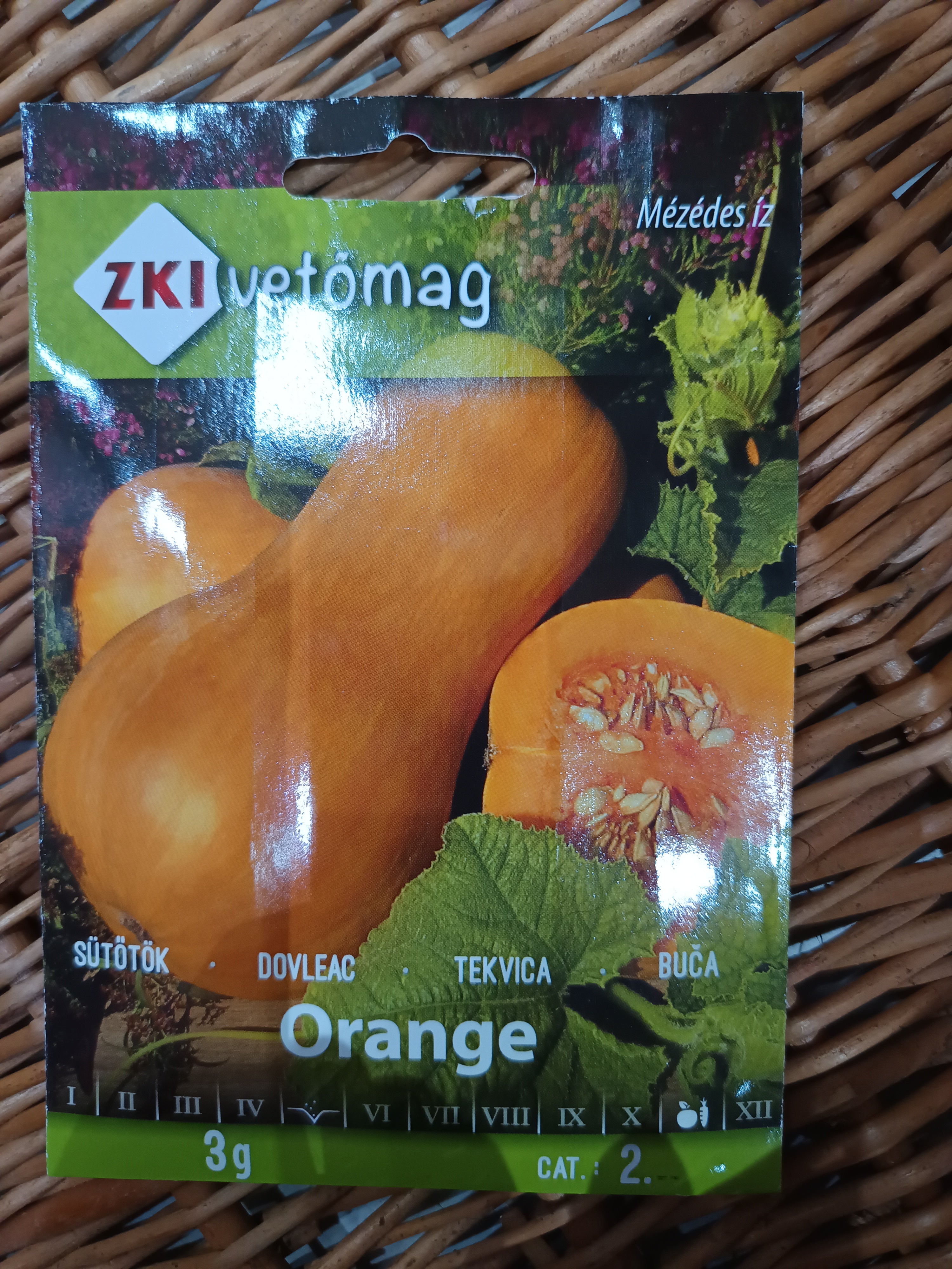 Sütőtök Orange szabadföldi narancssárga