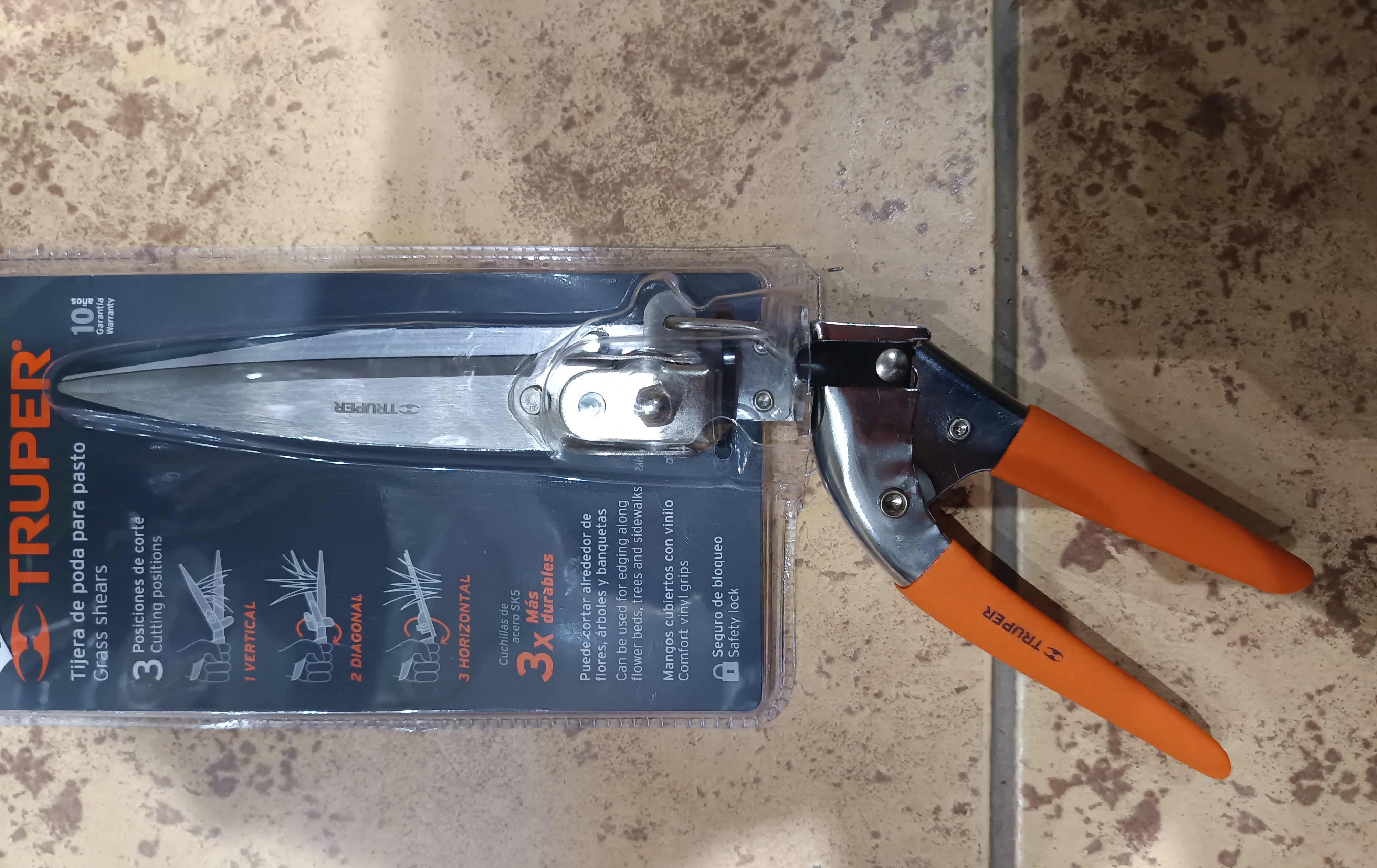 Fűnyíró olló mellévágó 3 állítható pozícióval Truper