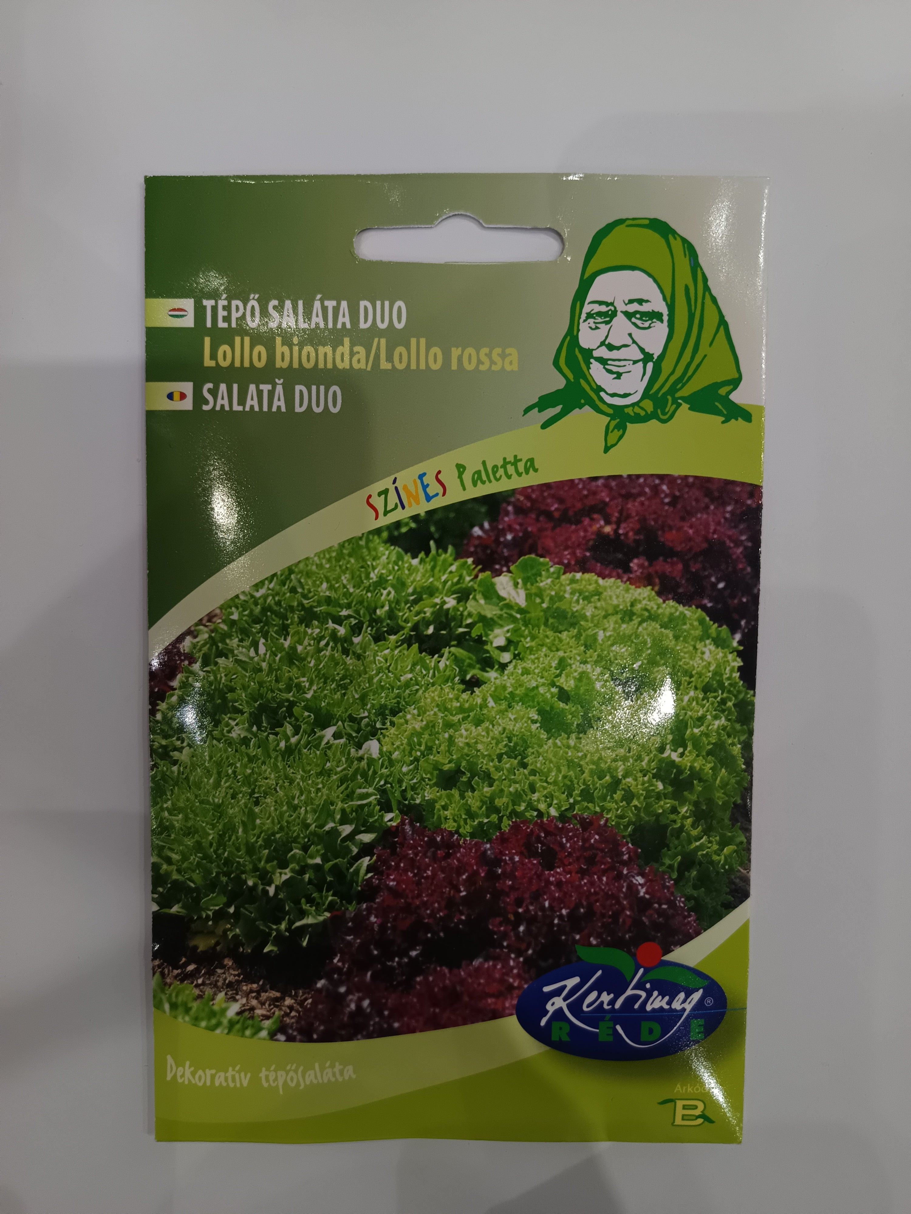 Tépősaláta Duo Lollo Bionda/Lollo rossa Kertimag 2x3g