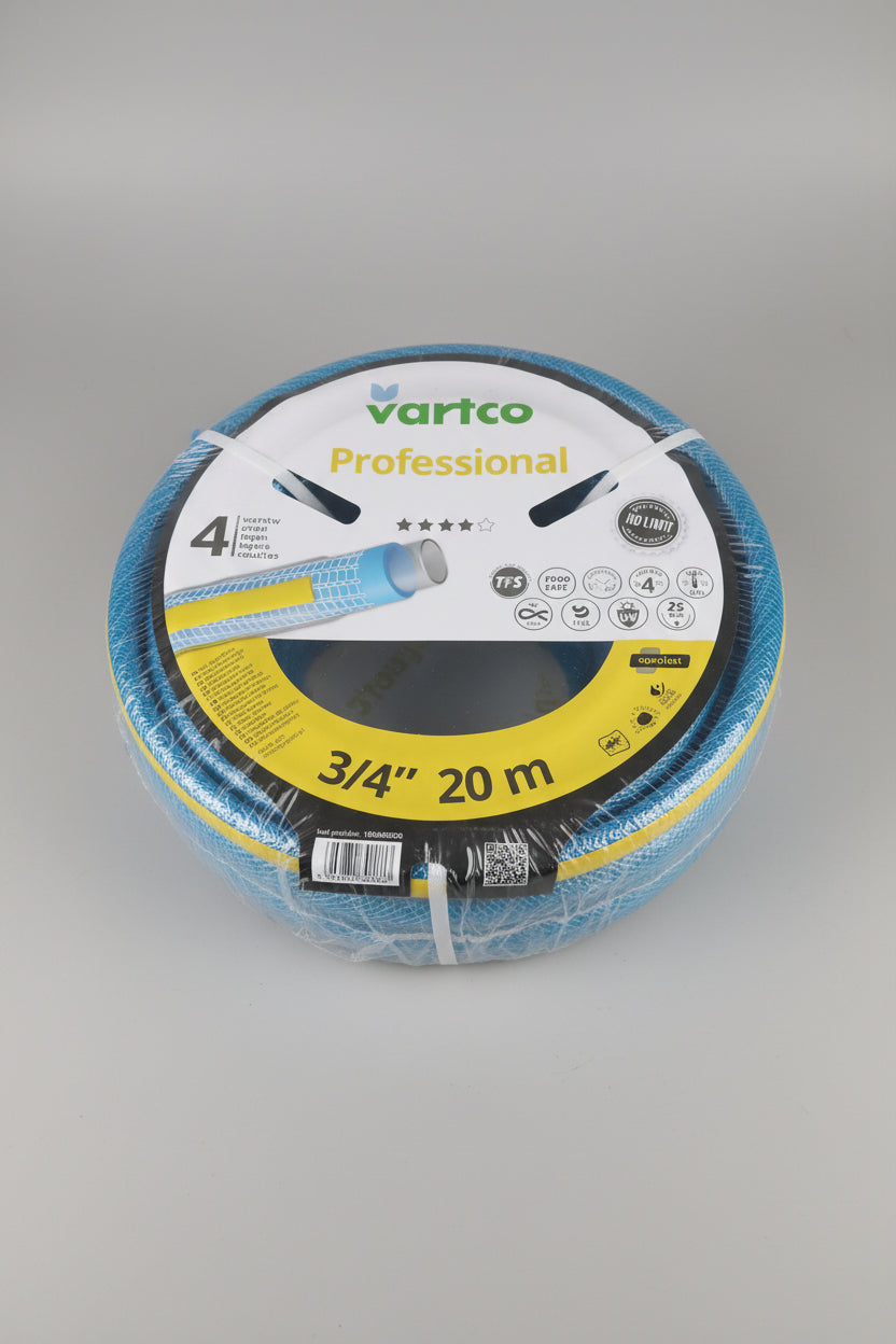 Locsolótömlő 3/4" 20m 4 rétegű PROFFESIONAL VARTCO