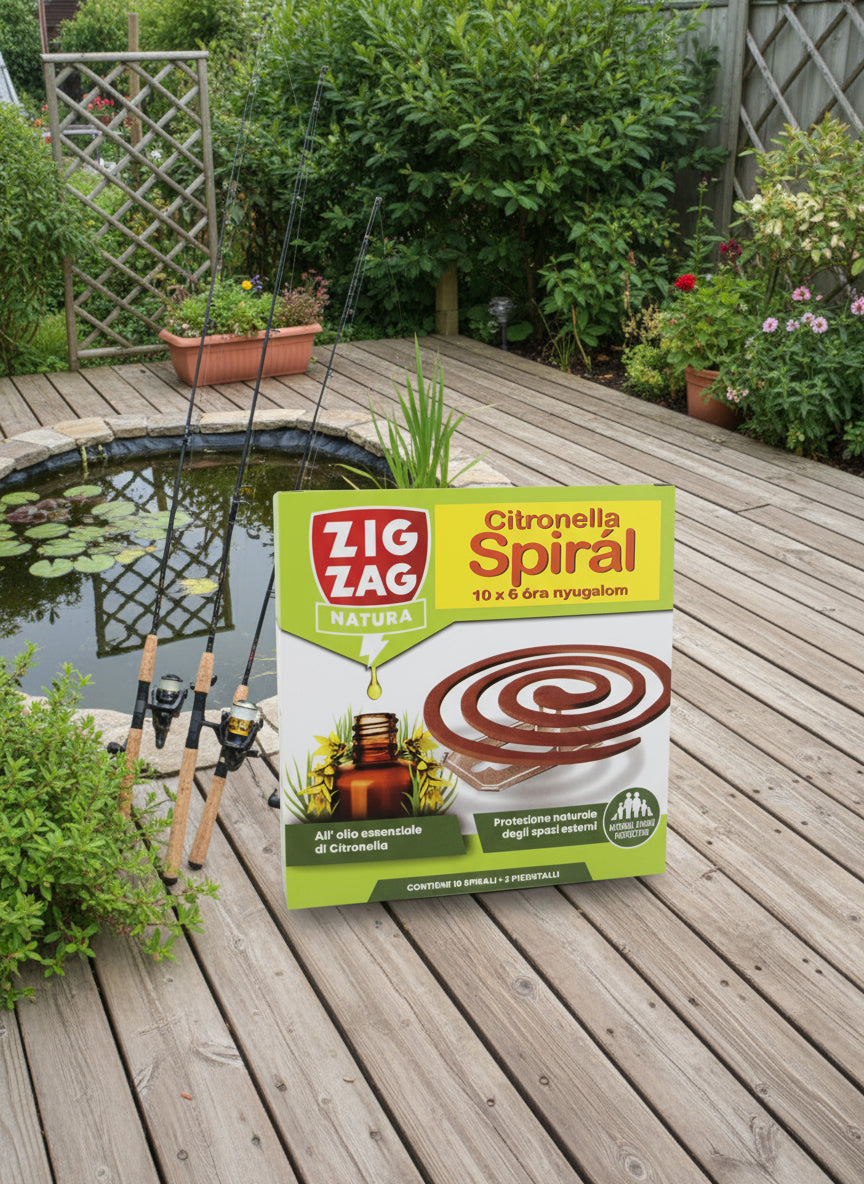Citronella szúnyogriasztó spirál 10 db ZigZag