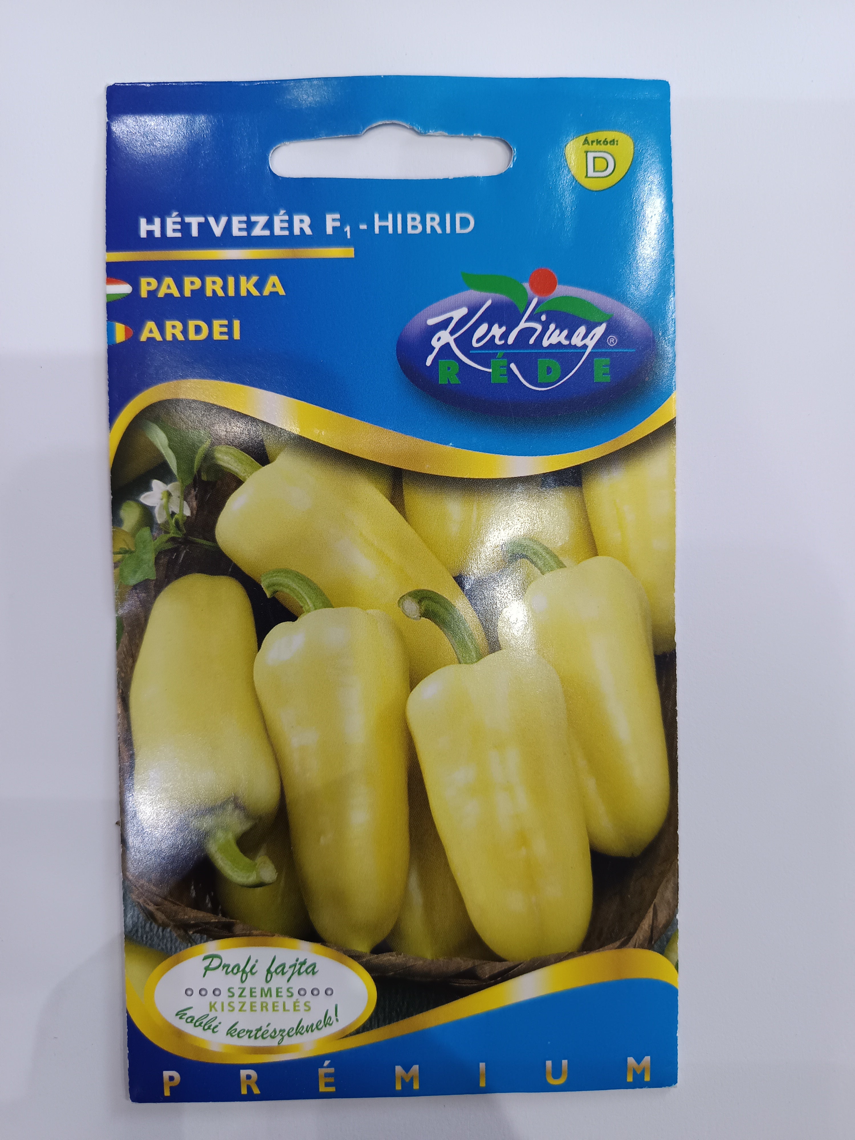 Paprika Hétvezér F1 hibrid Kertimag 15szem