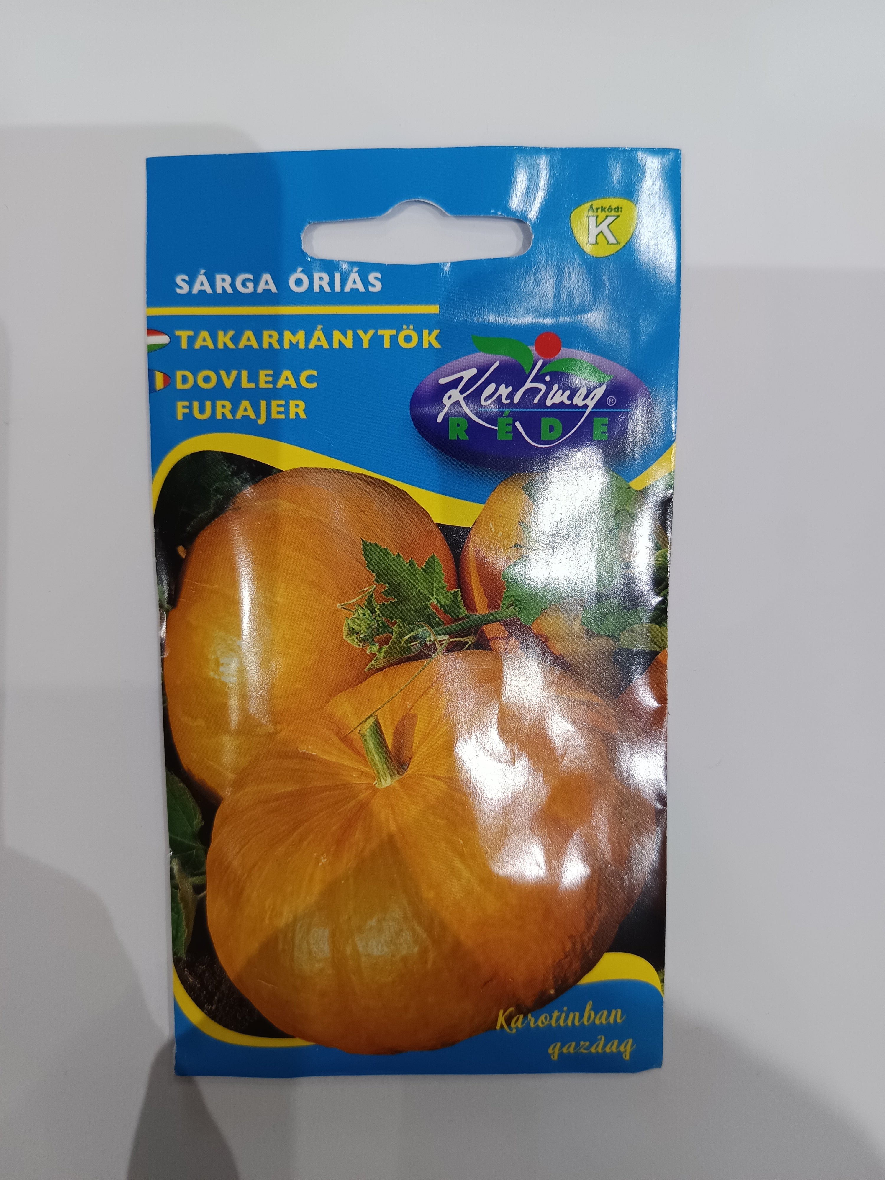 Takarmánytök Sárga óriás Kertimag 8g