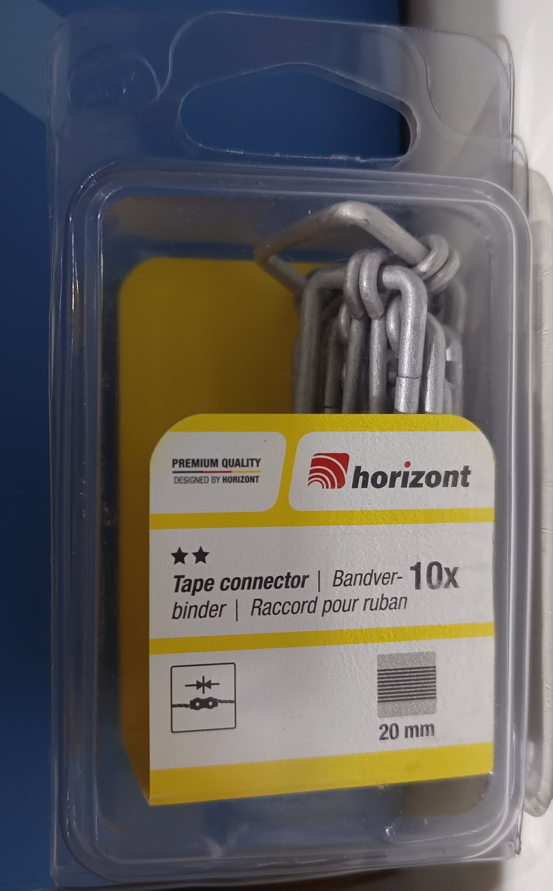 Villanypásztor szalag csatlakoztató Horizont 15163C (10db/csomag)