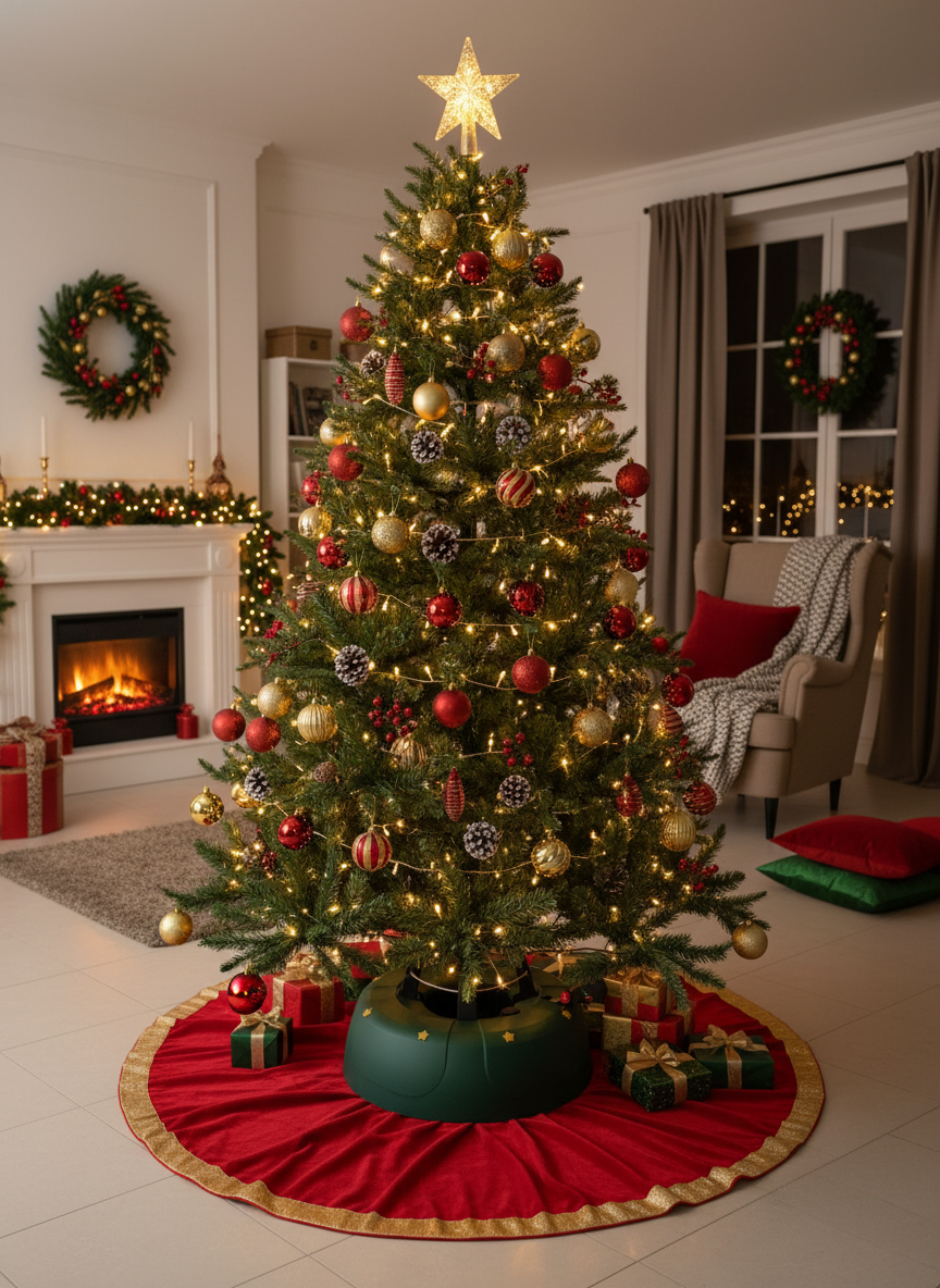 Karácsonyfa tartó 3.0 feszítőhuzalos