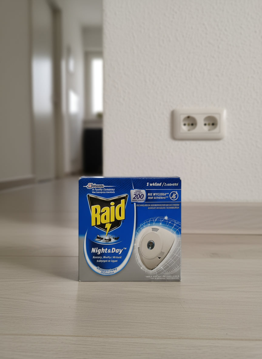 Szúnyog és légy írtó korong készülék Raid "night & day"