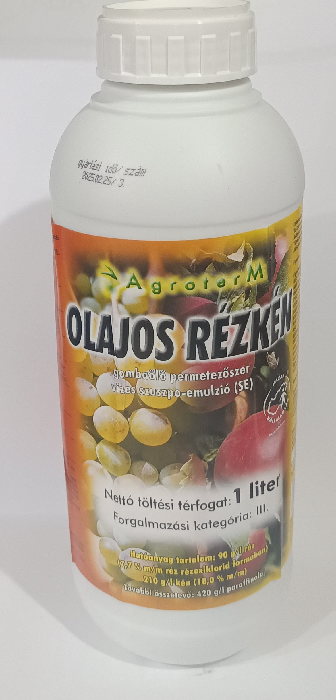 Olajos rézkén gombaölő permetezőszer 1l