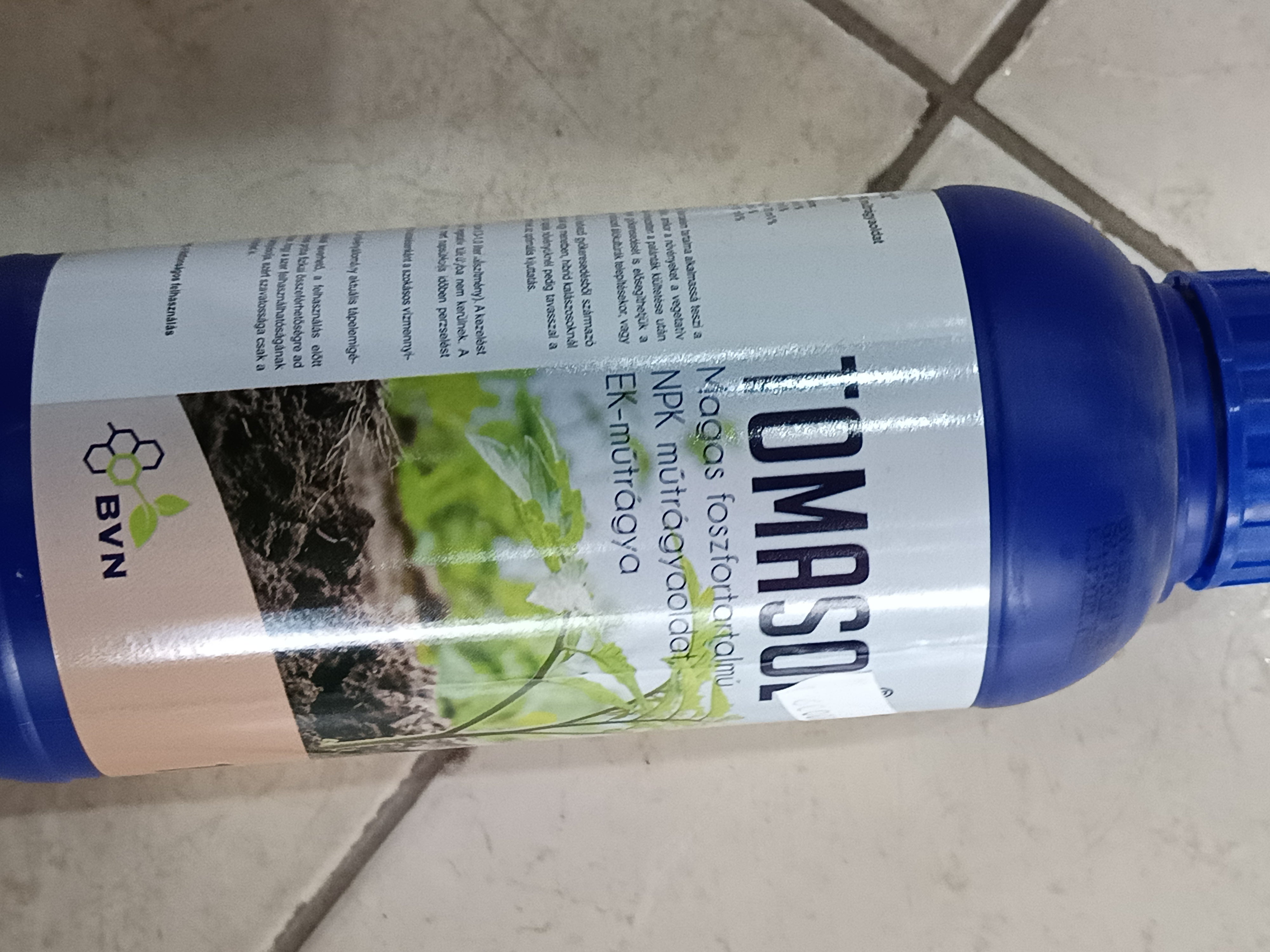 Műtrágyaoldat magas foszfortartalmú Tomasol