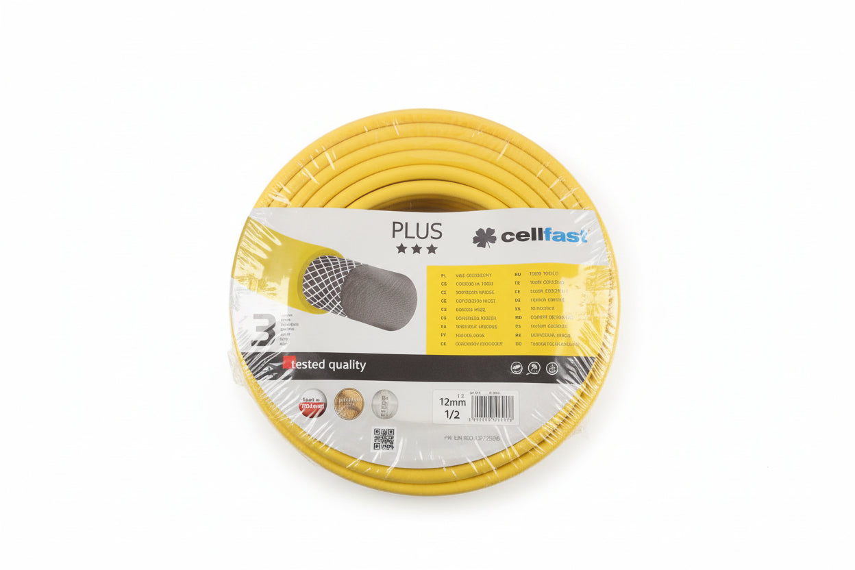 Locsolótömlő 50m 1/2" 3 rétegű CELLFAST PLUS