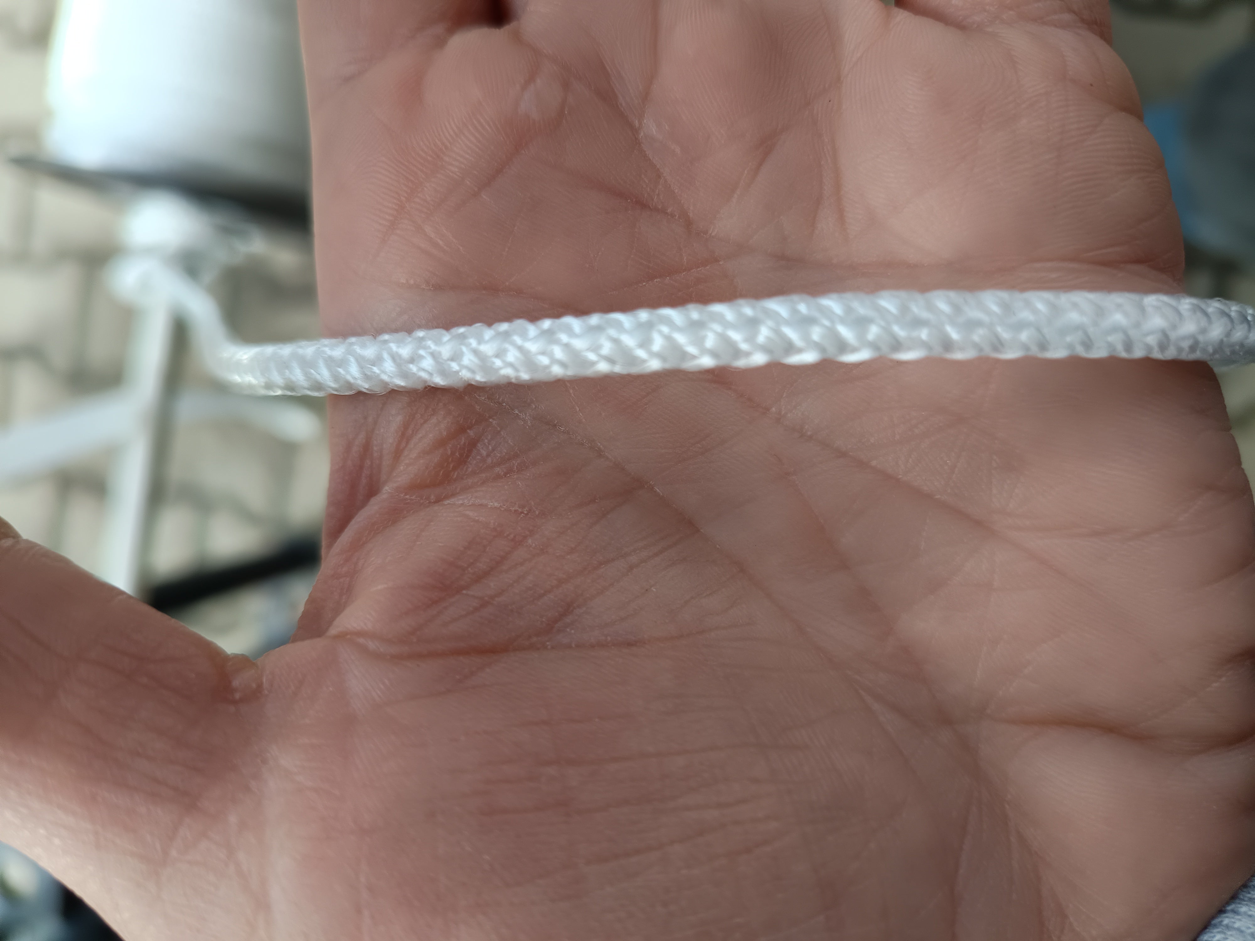 Redőny zsinór 5mm fehér Galco 1m