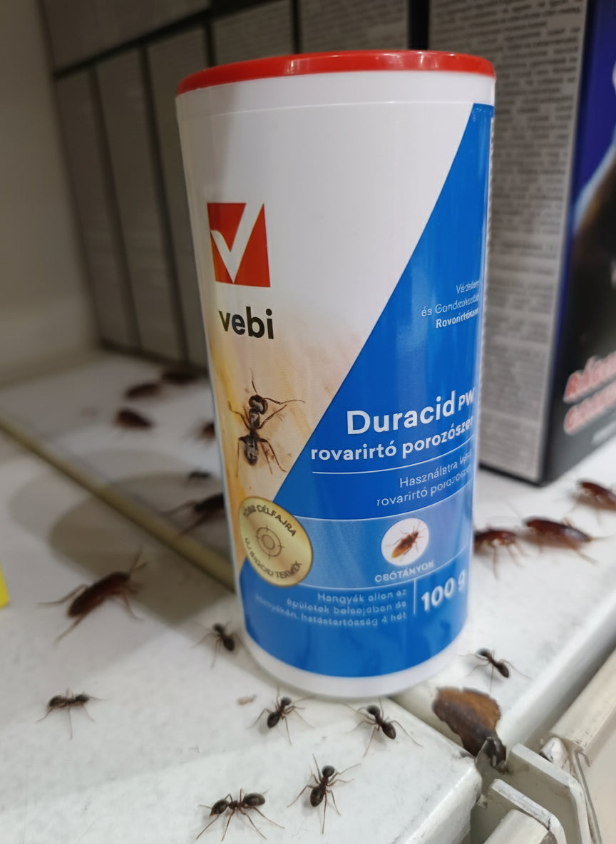 Rovarírtó porzószer Vebi Duracid 100g