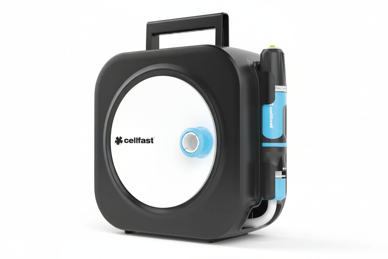 Locsolótömlő szett (kocsi) ERGO 12m 3/8" CELLFAST