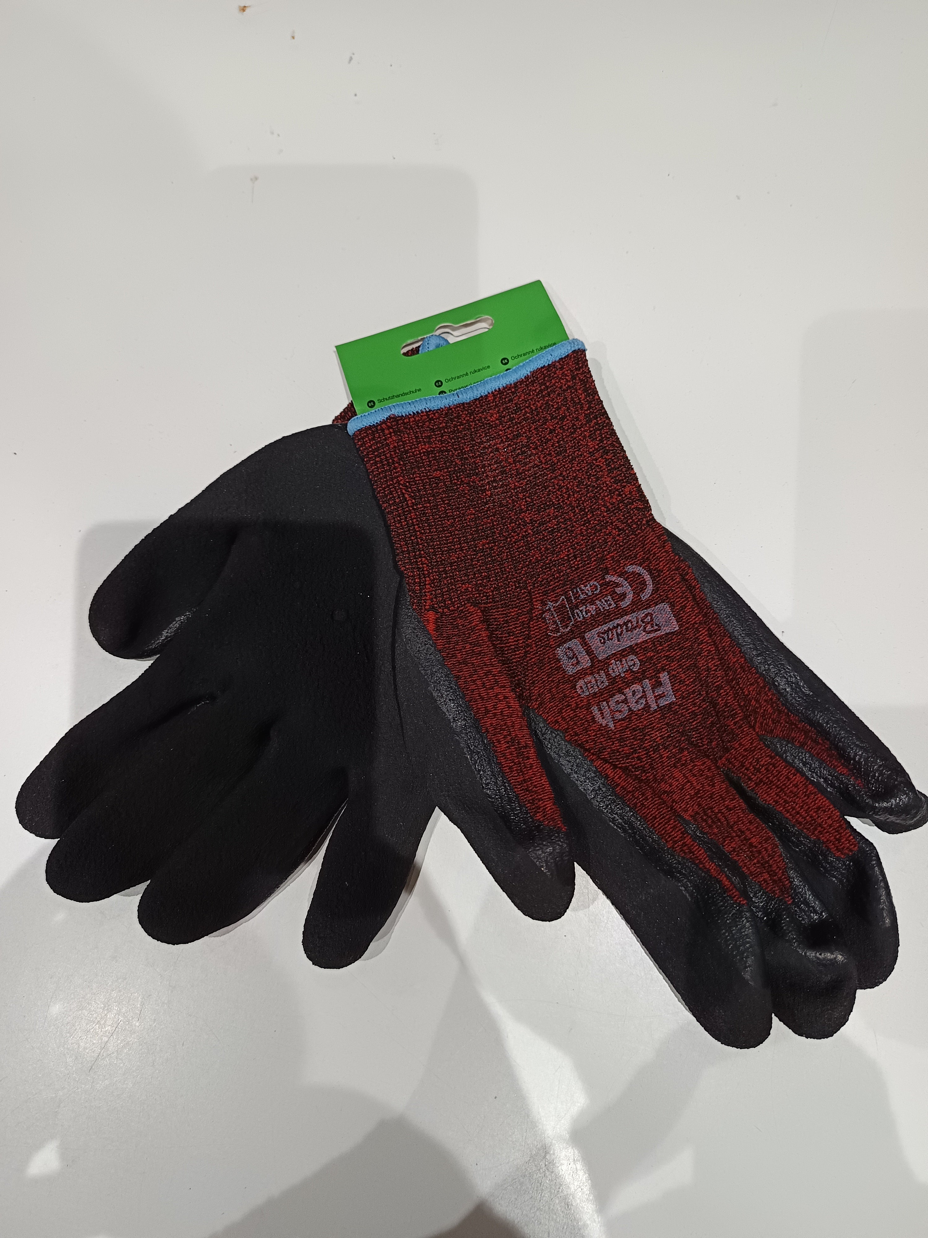 Kesztyű Bradas flash grip red 7-es