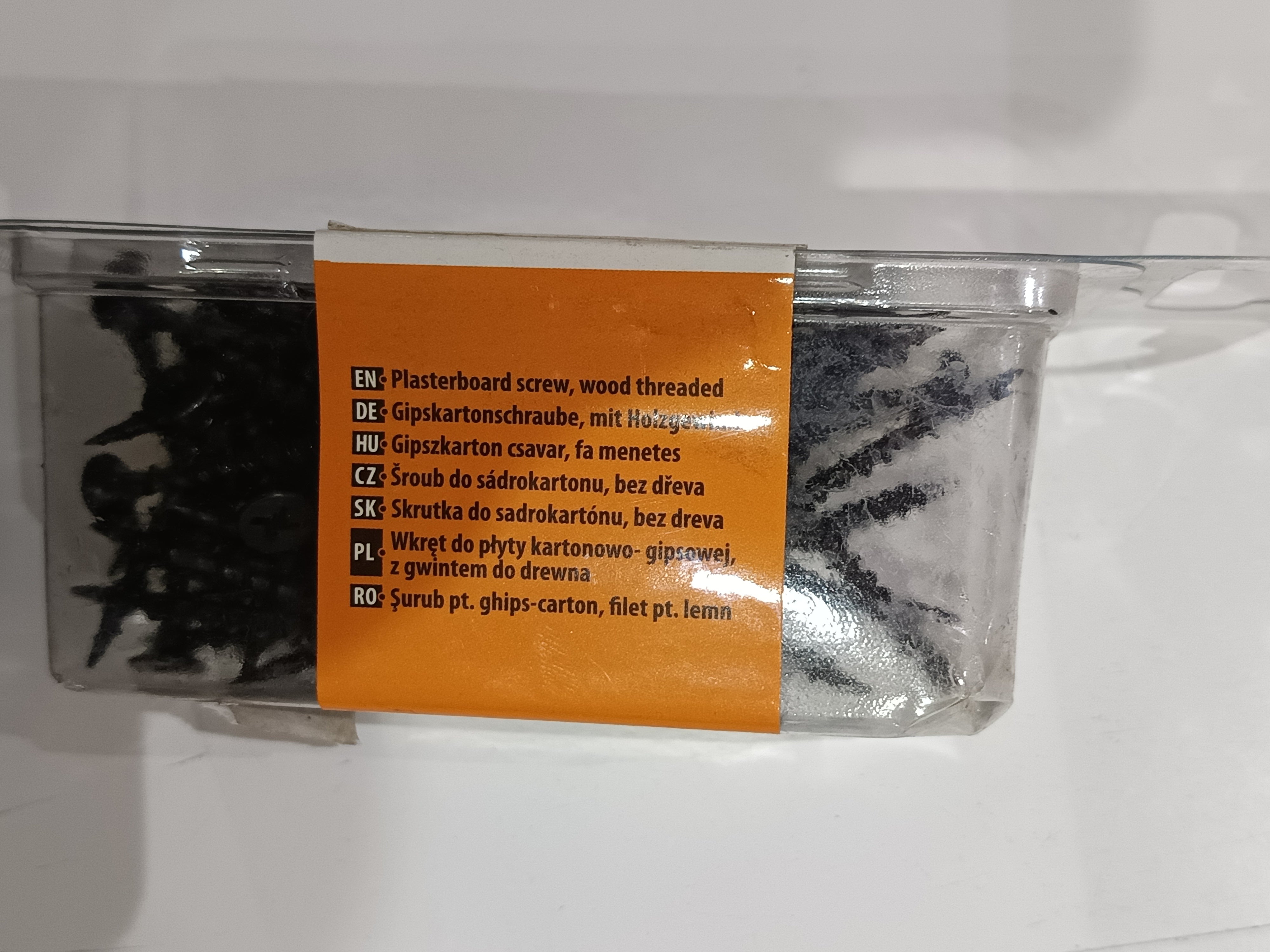 Gipszkarton csavar fa mentes 60 db 3,5x45 mm