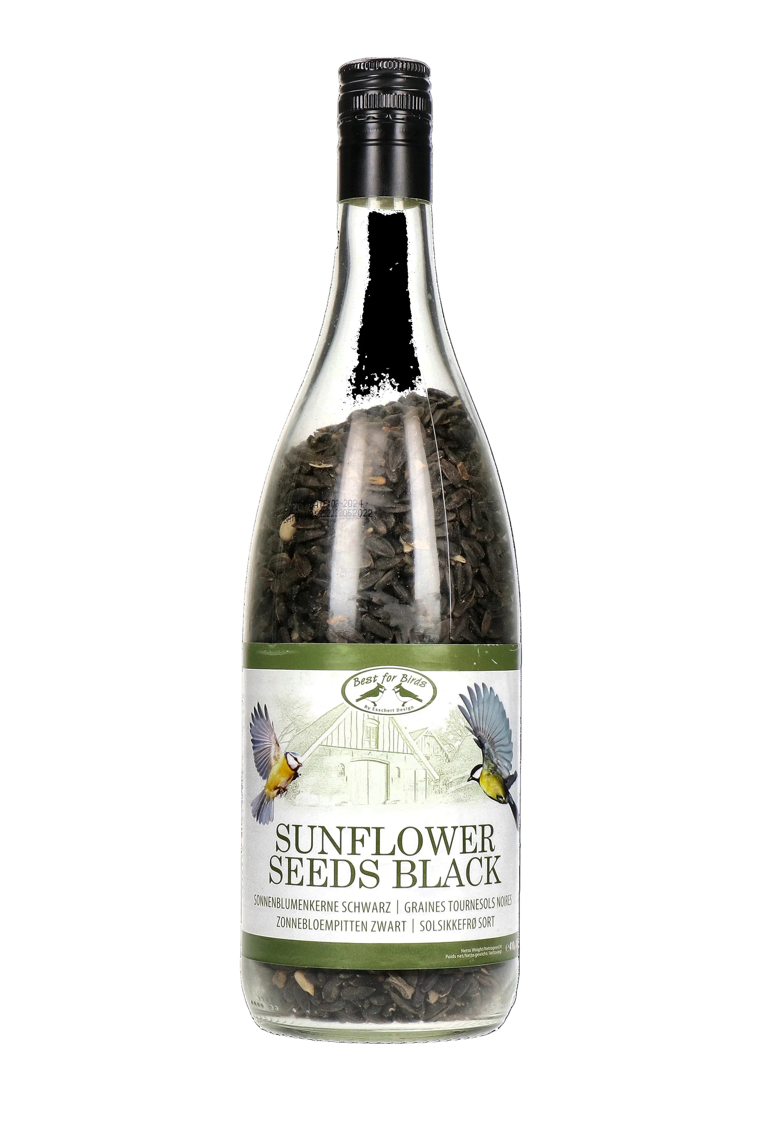 Madáreleség borosüvegben 410g