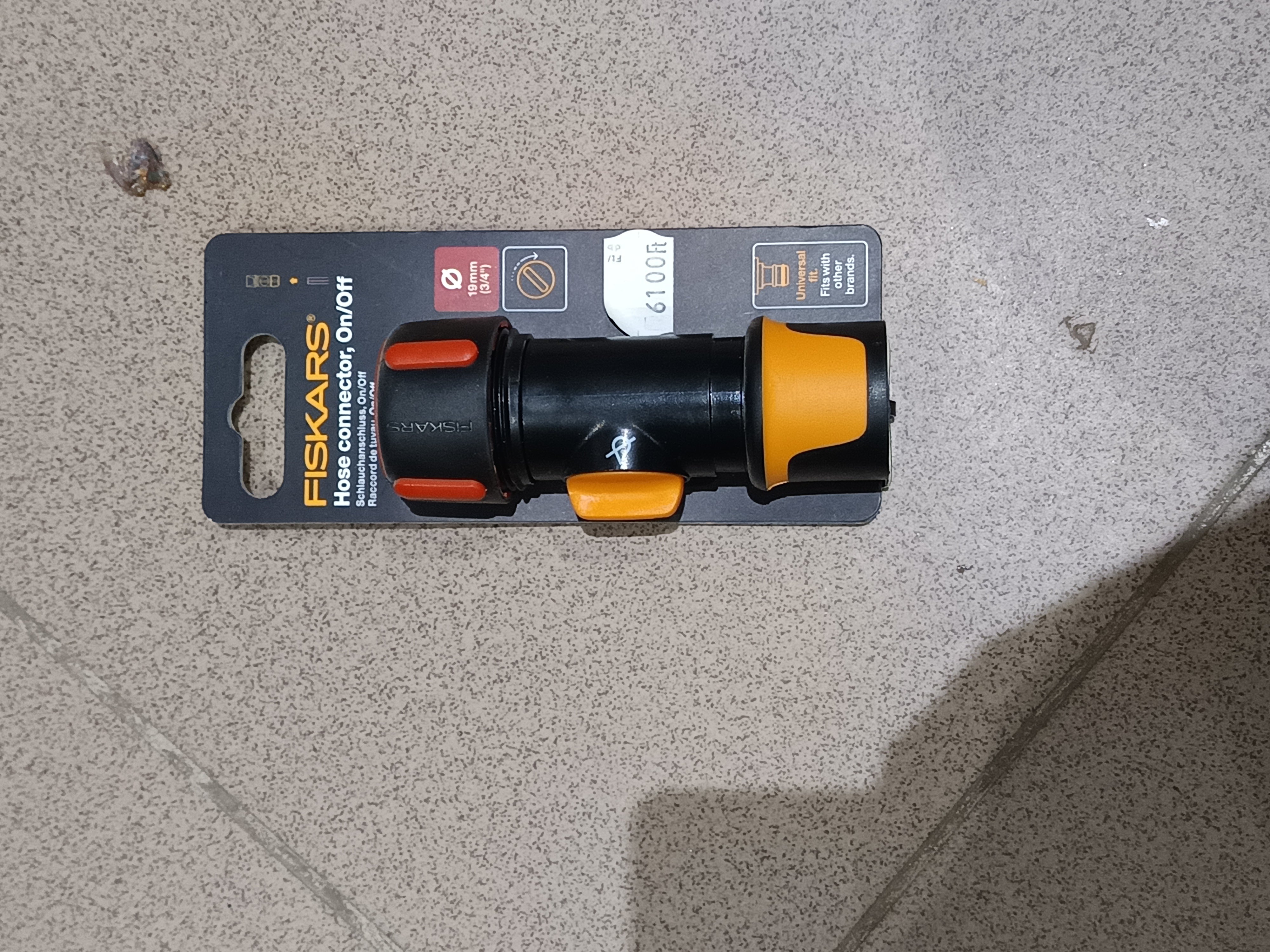 Tömlő csatlakoztató on/off 19 mm Fiskars