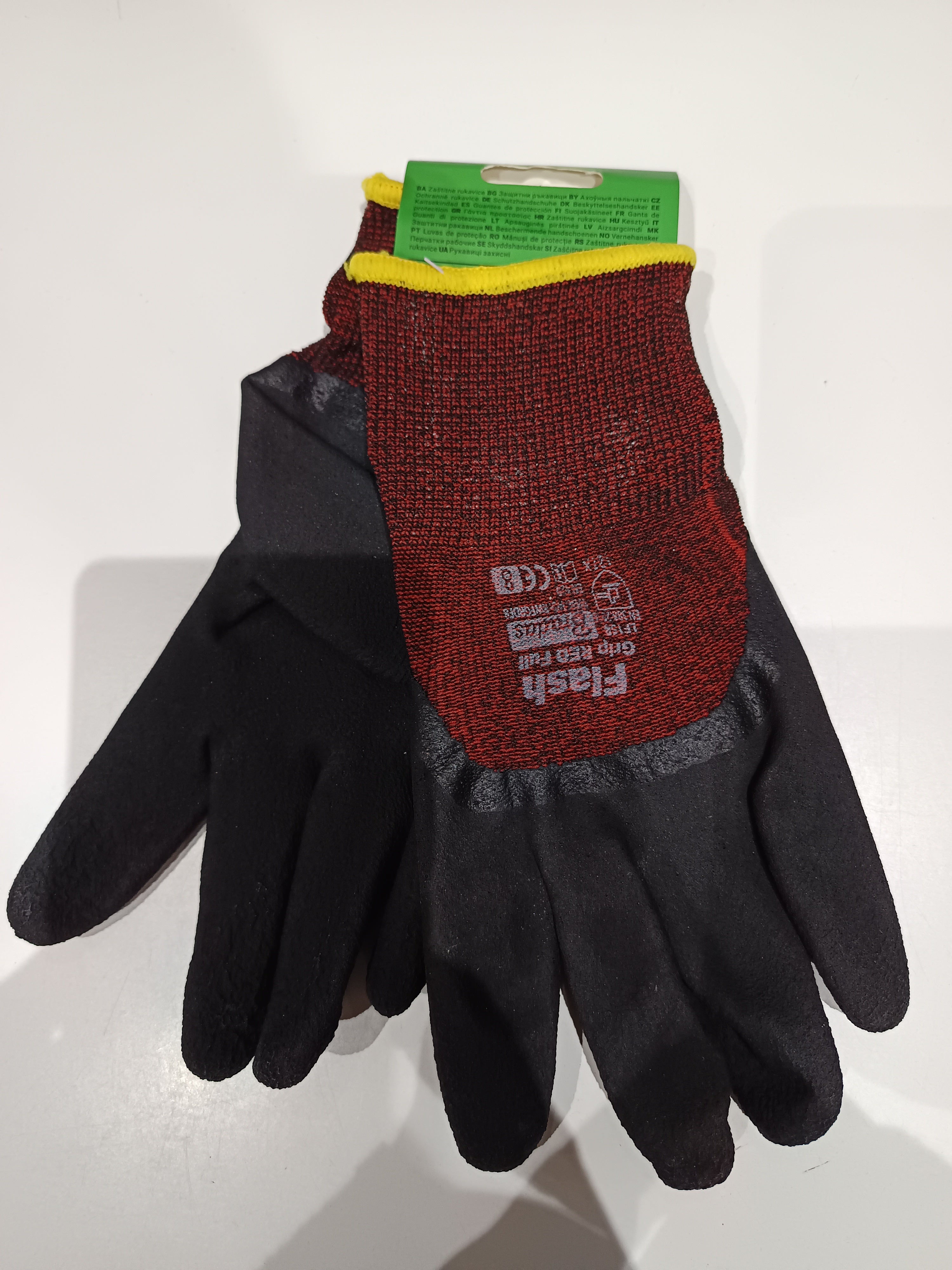 Kesztyű Bradas flash grip red full 9-es