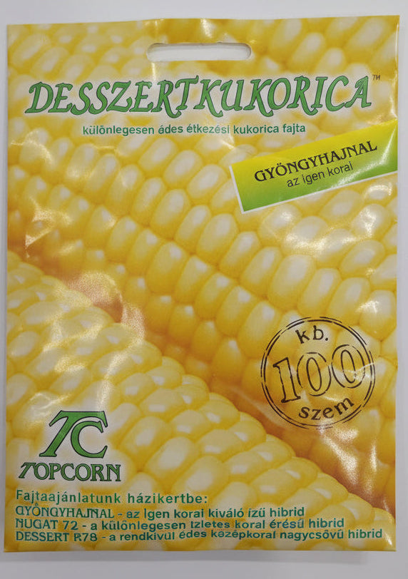Csemegekukorica /  Gyöngyhajnal kb. 100szem