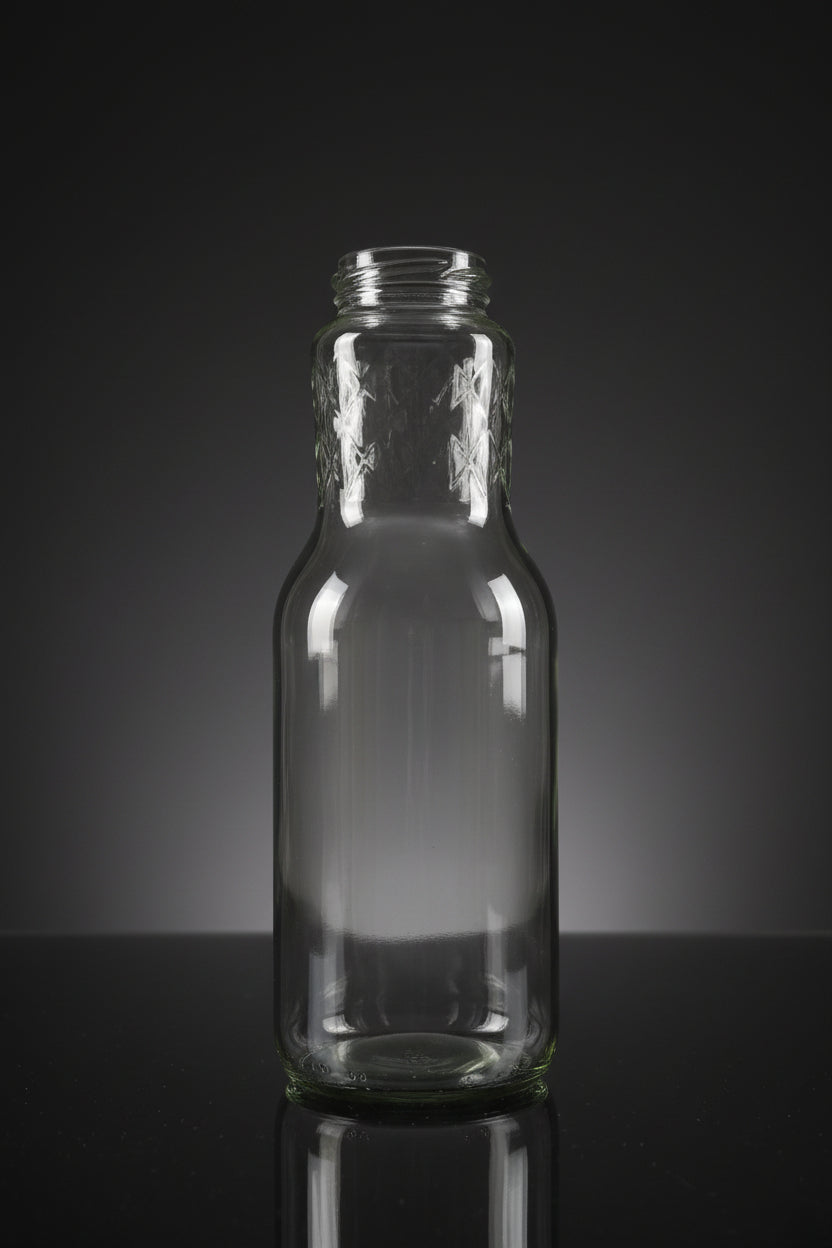 Szörpös üveg mintás 1000ml
