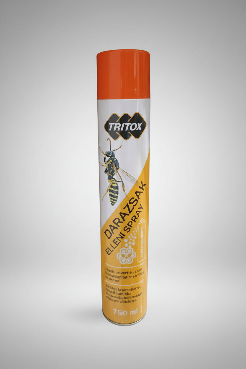 Fészekven élő darazsak, lódarazsak elleni spray 750ml Tritox