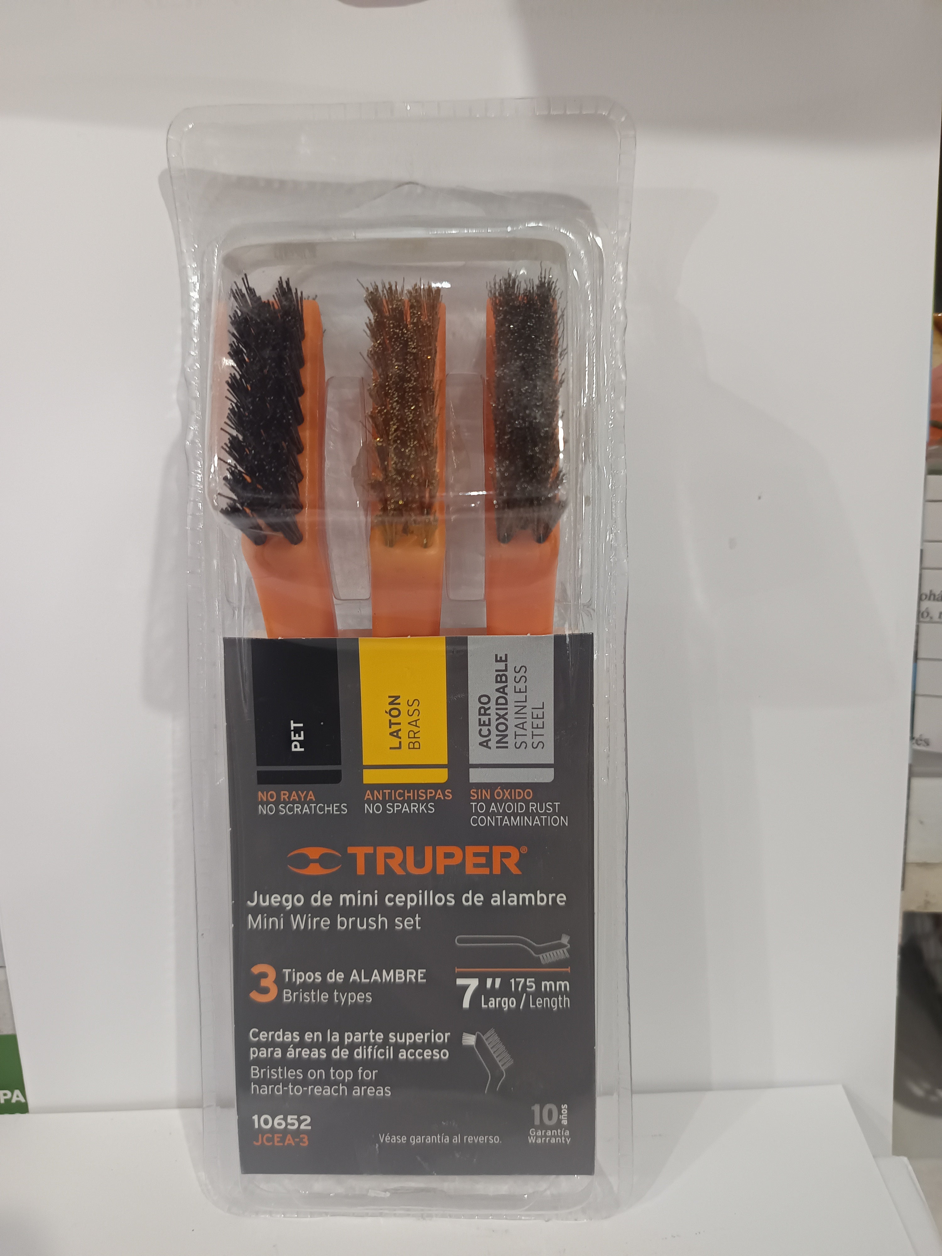 Truper 3 db különböző kefe szett