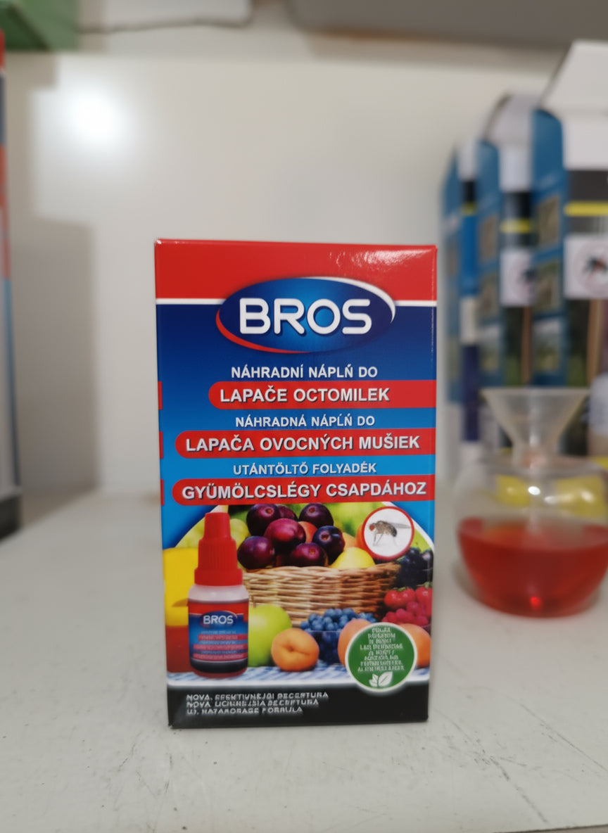 Utántöltő gyümölcslégy csapdához Bros