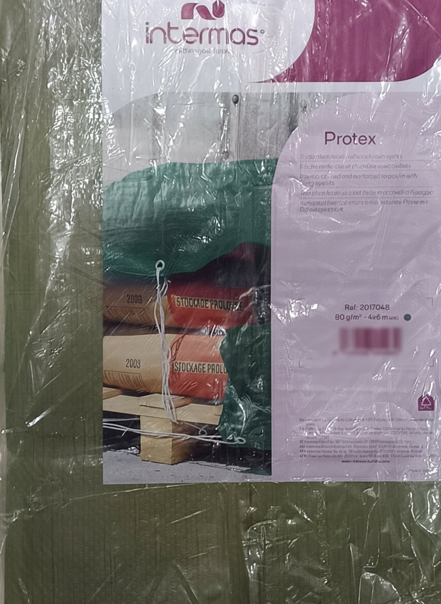 Ponyva 4x6m 80 g/m*2 Protex Intermas
