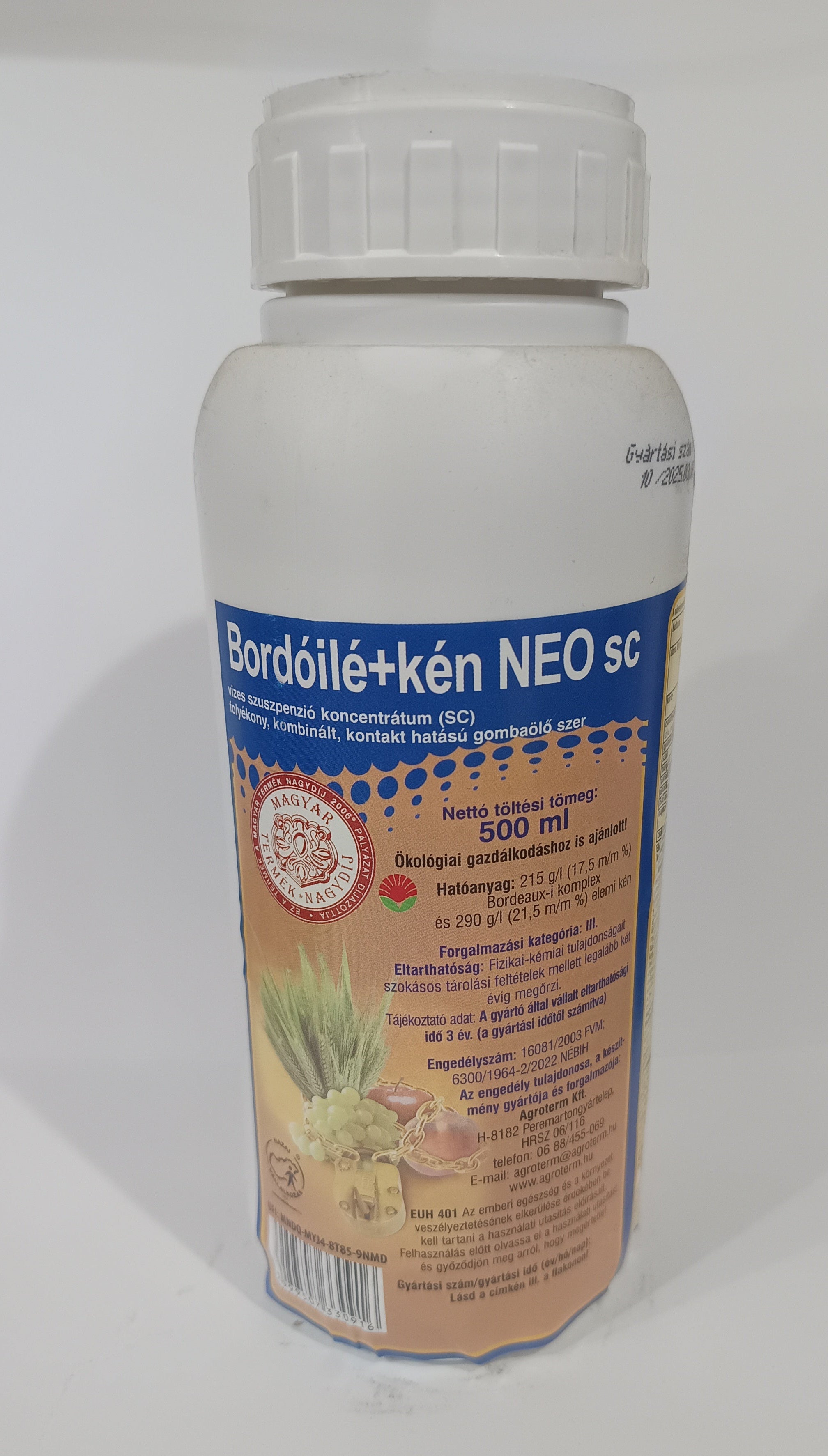 Bordóilé+ kén NEO SC kontakt gombaölő permetezőszer 500ml