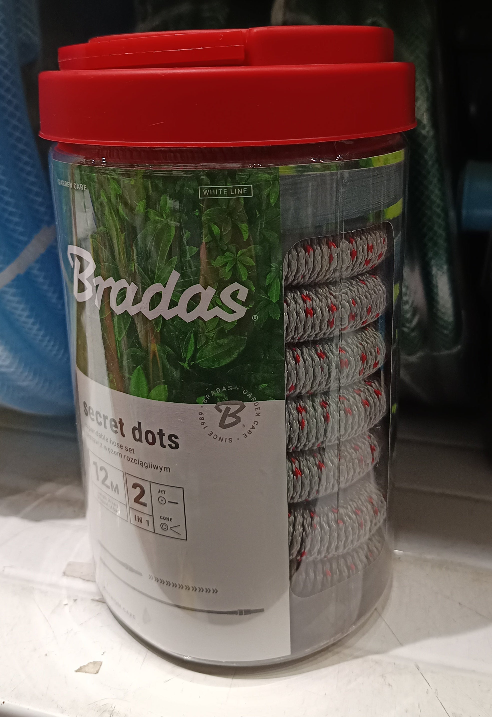 Locsolótömlő szett flexibilis max 12m BRADAS