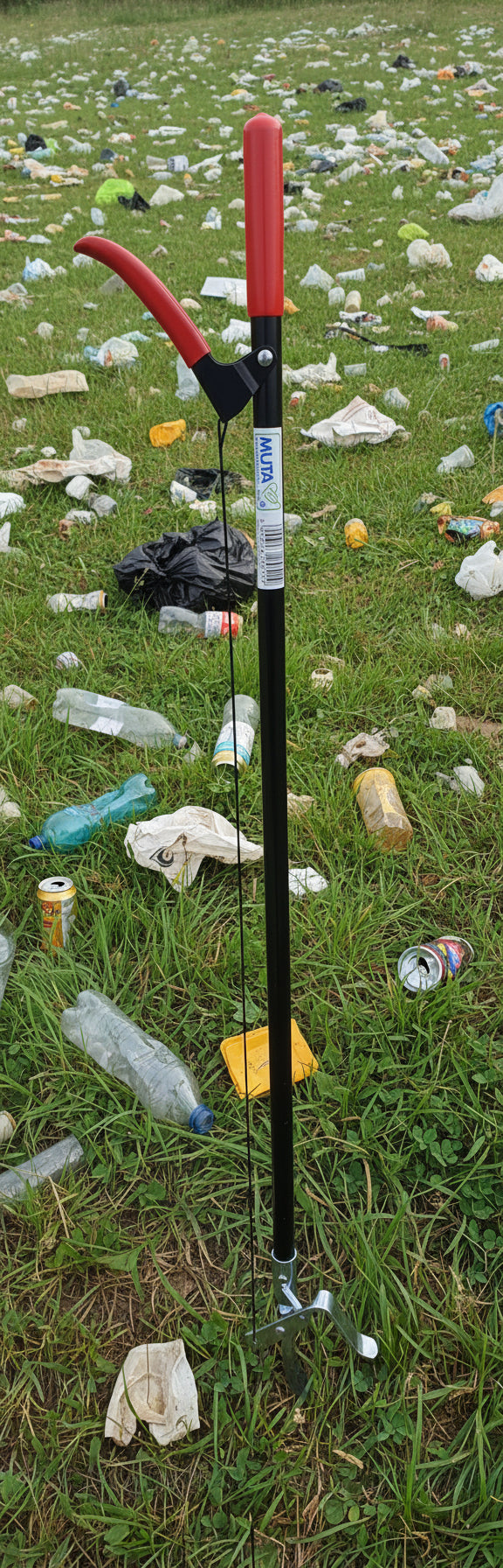 Szemétszedő csipesz fém Muta