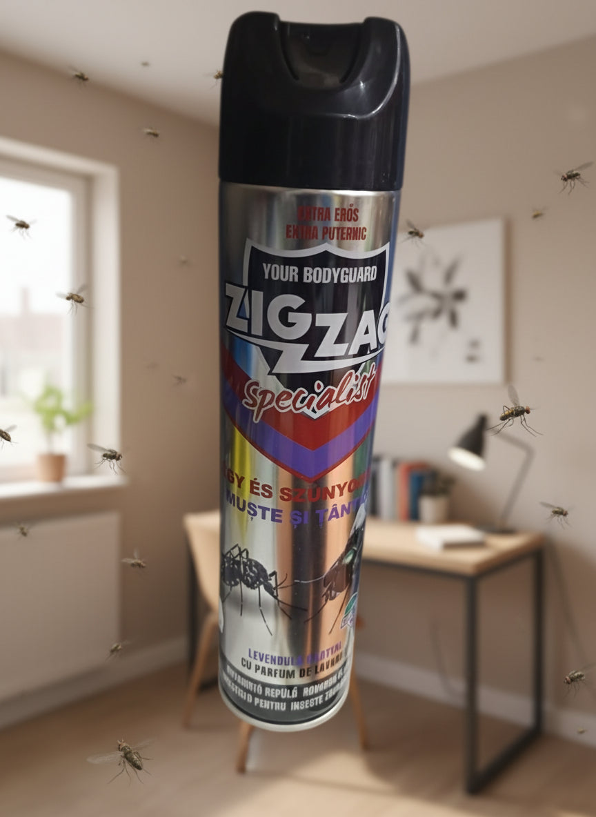 Légy és szúnyogírtó aeroszol 600ml ZigZag