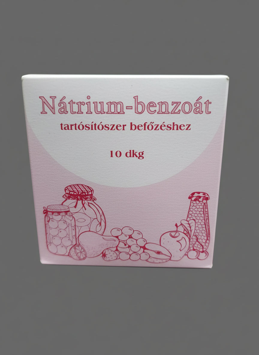 Nátrium-benzoát, tartósítószer befőzéshez 10dkg