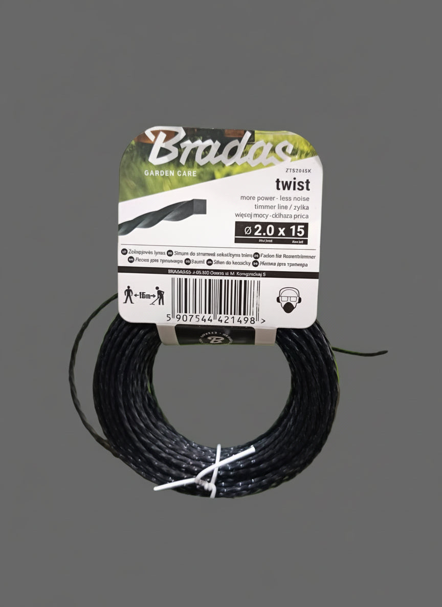 Damil Bradas 2,0mm X 15m, csavart